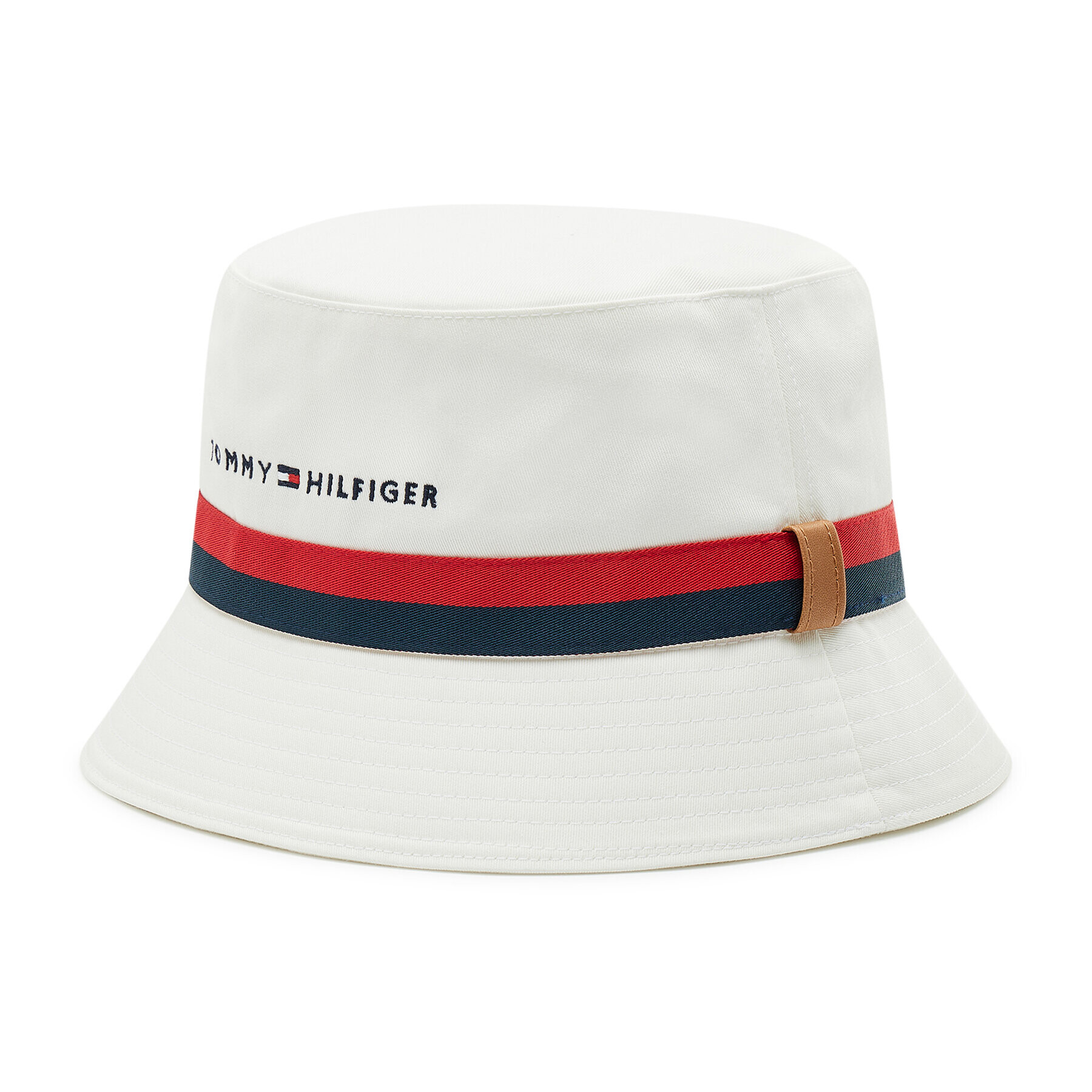 Tommy Hilfiger Klobuk Established Bucket AM0AM08271 Bela - Pepit.si