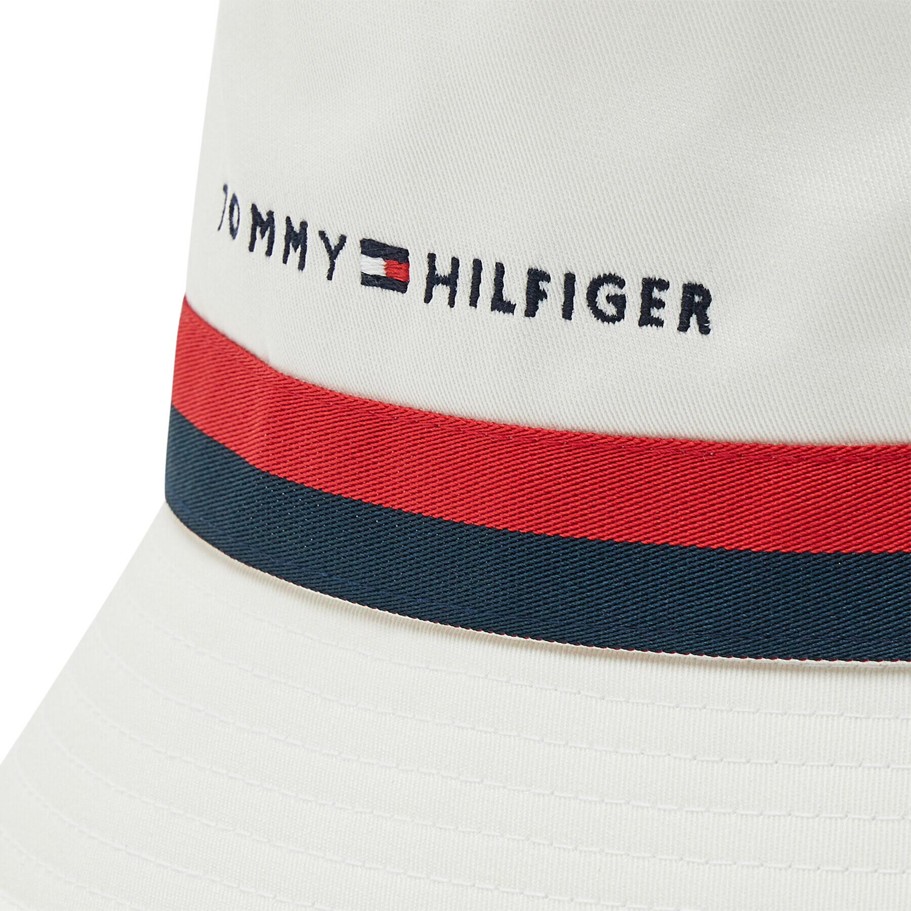 Tommy Hilfiger Klobuk Established Bucket AM0AM08271 Bela - Pepit.si