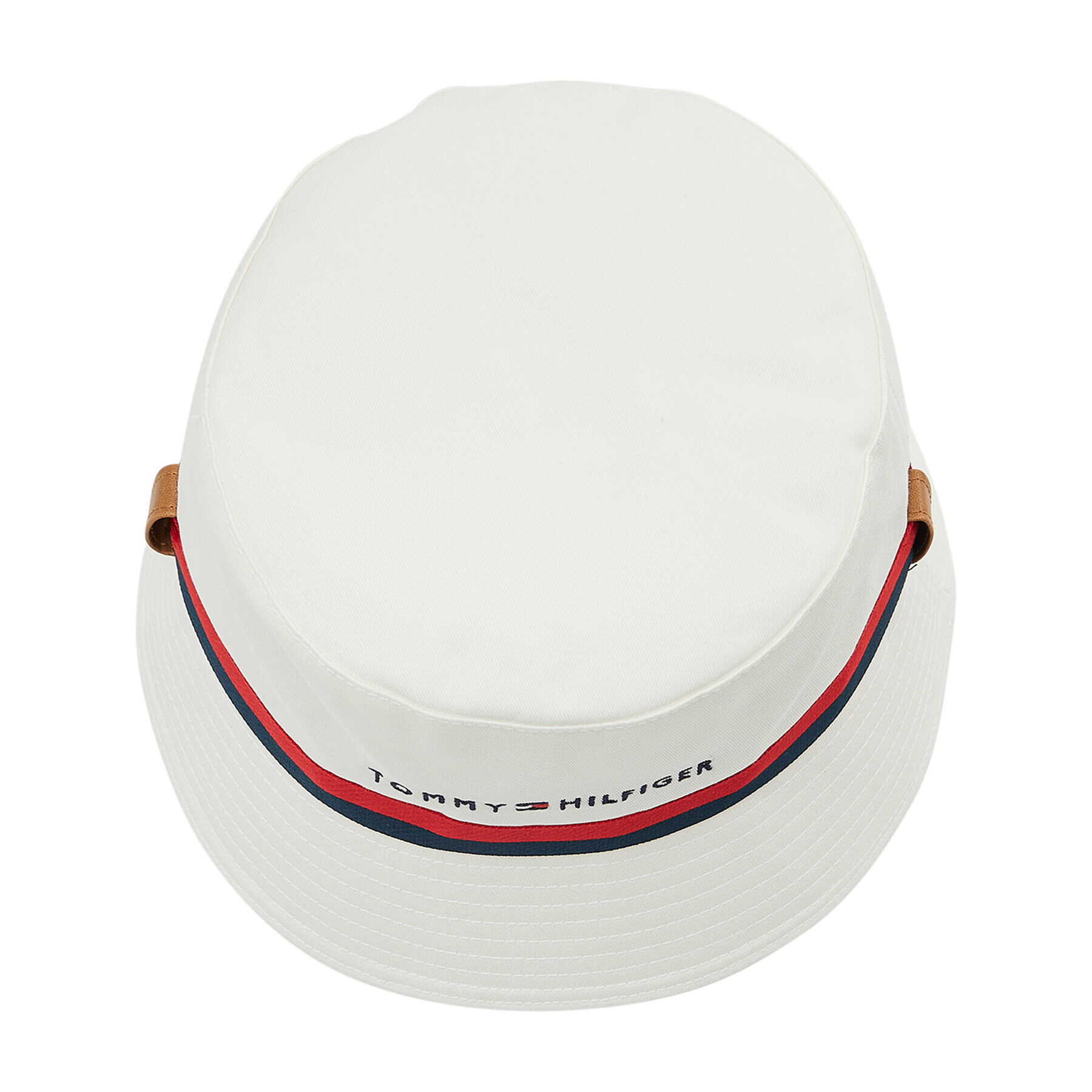 Tommy Hilfiger Klobuk Established Bucket AM0AM08271 Bela - Pepit.si