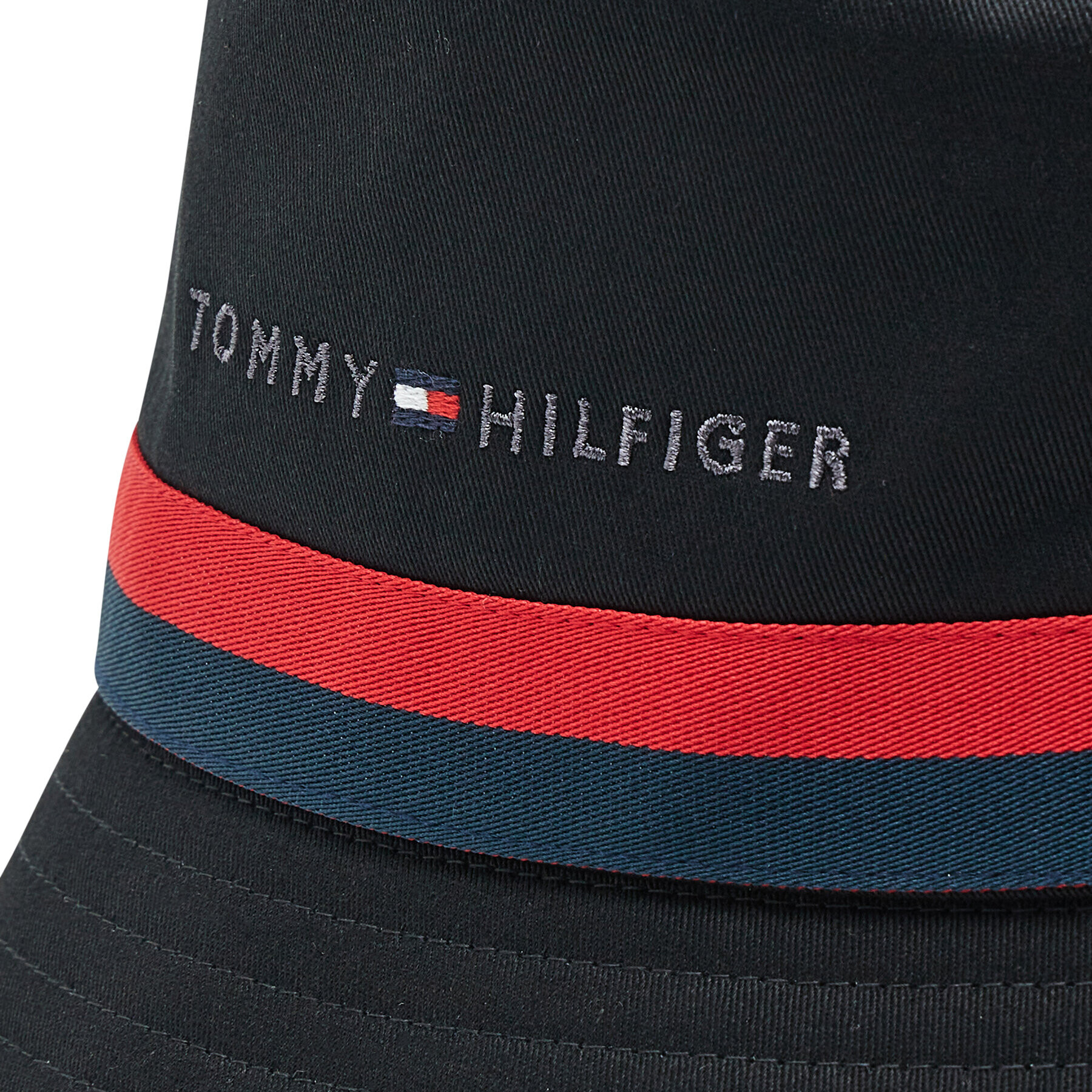 Tommy Hilfiger Klobuk Established Bucket AM0AM08271 Črna - Pepit.si