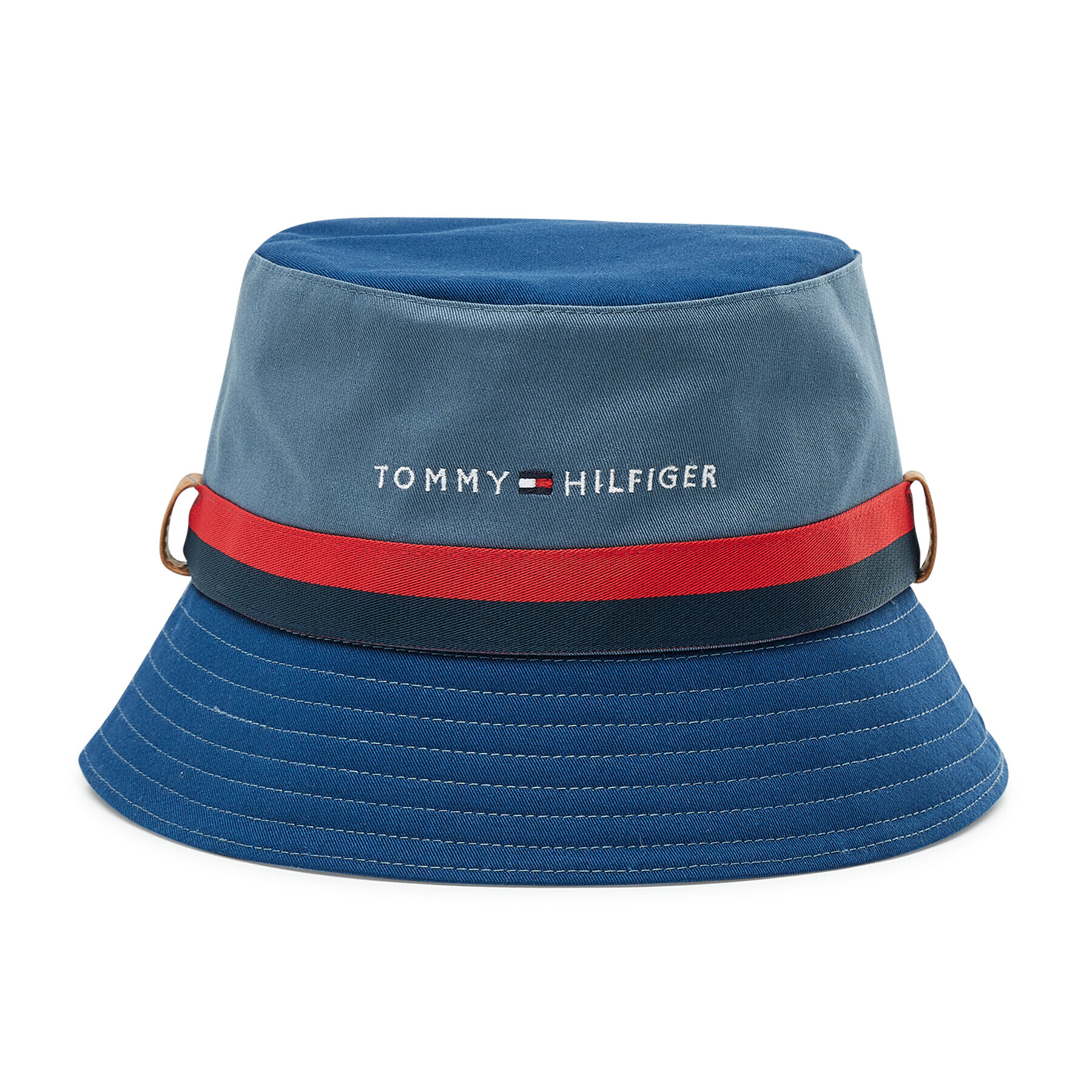 Tommy Hilfiger Klobuk Established Bucket AM0AM08271 Modra - Pepit.si