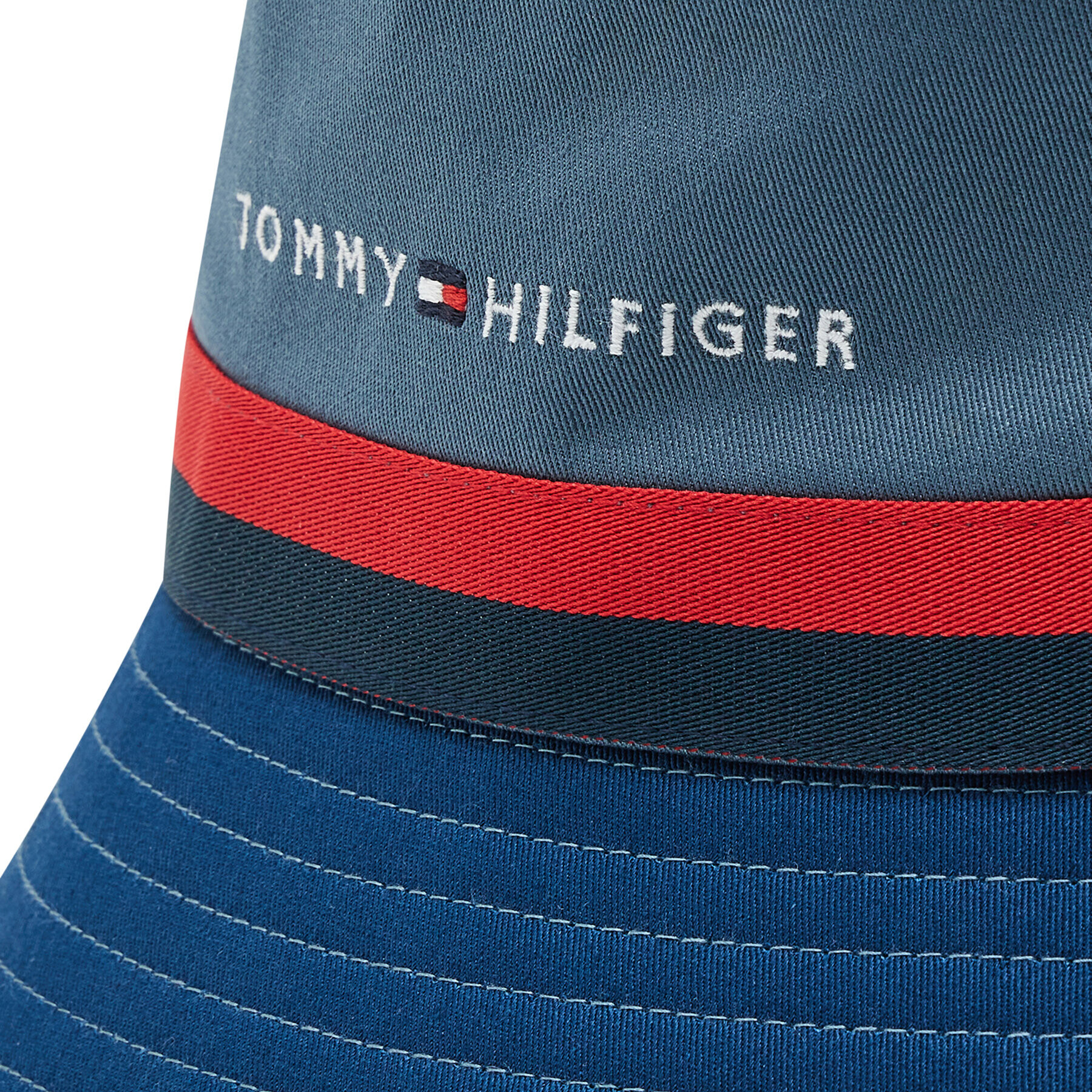 Tommy Hilfiger Klobuk Established Bucket AM0AM08271 Modra - Pepit.si