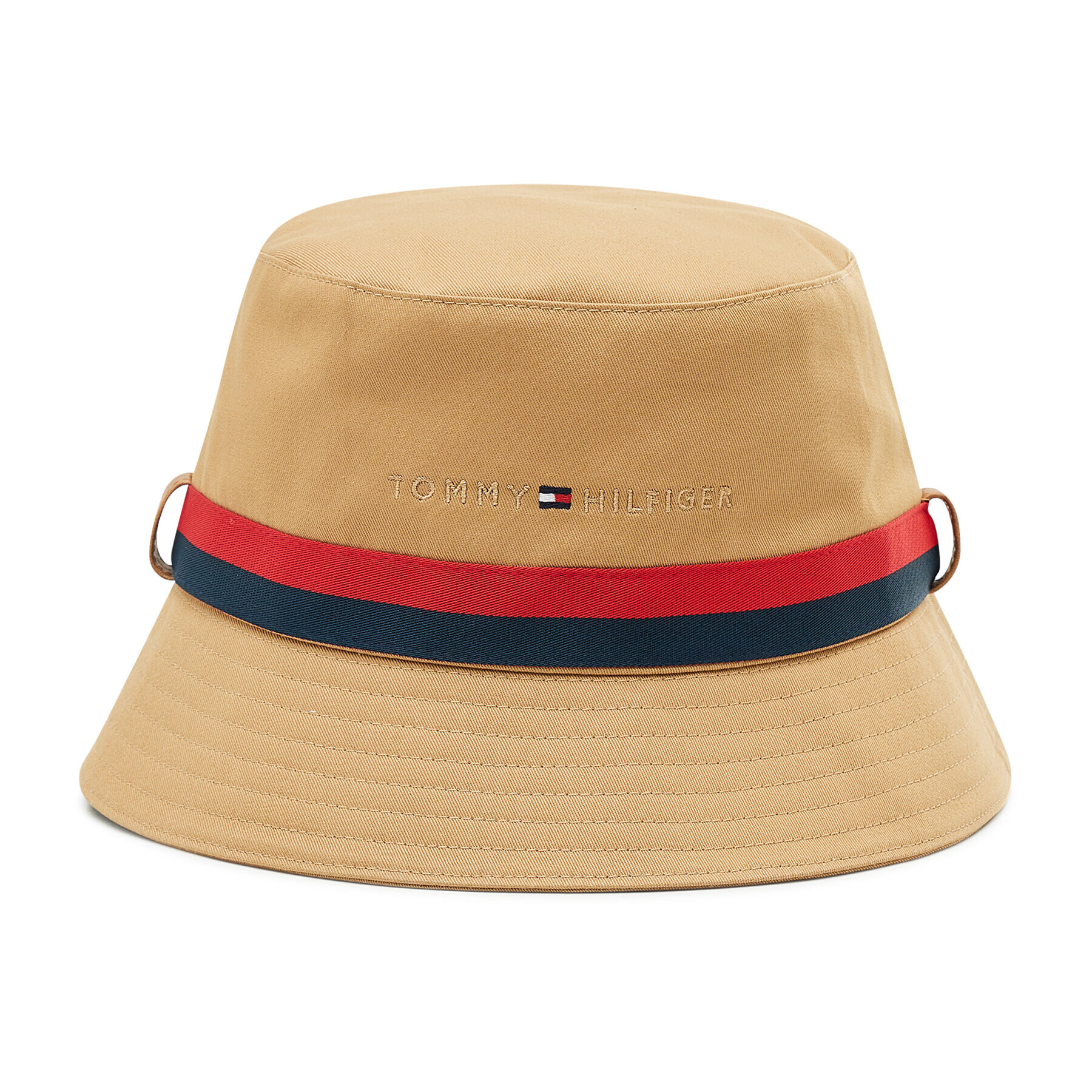 Tommy Hilfiger Klobuk Established Bucket AM0AM08271 Rjava - Pepit.si