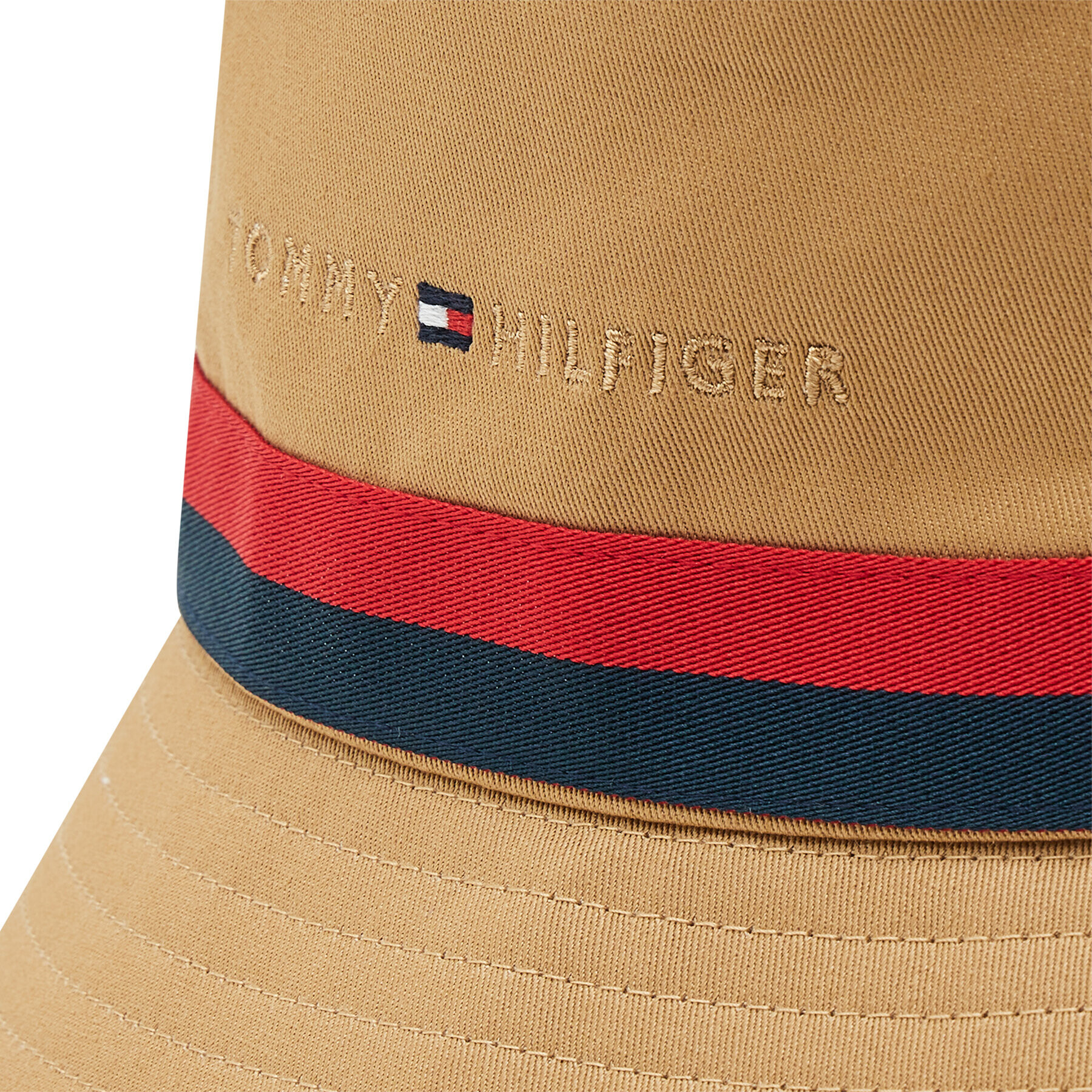 Tommy Hilfiger Klobuk Established Bucket AM0AM08271 Rjava - Pepit.si