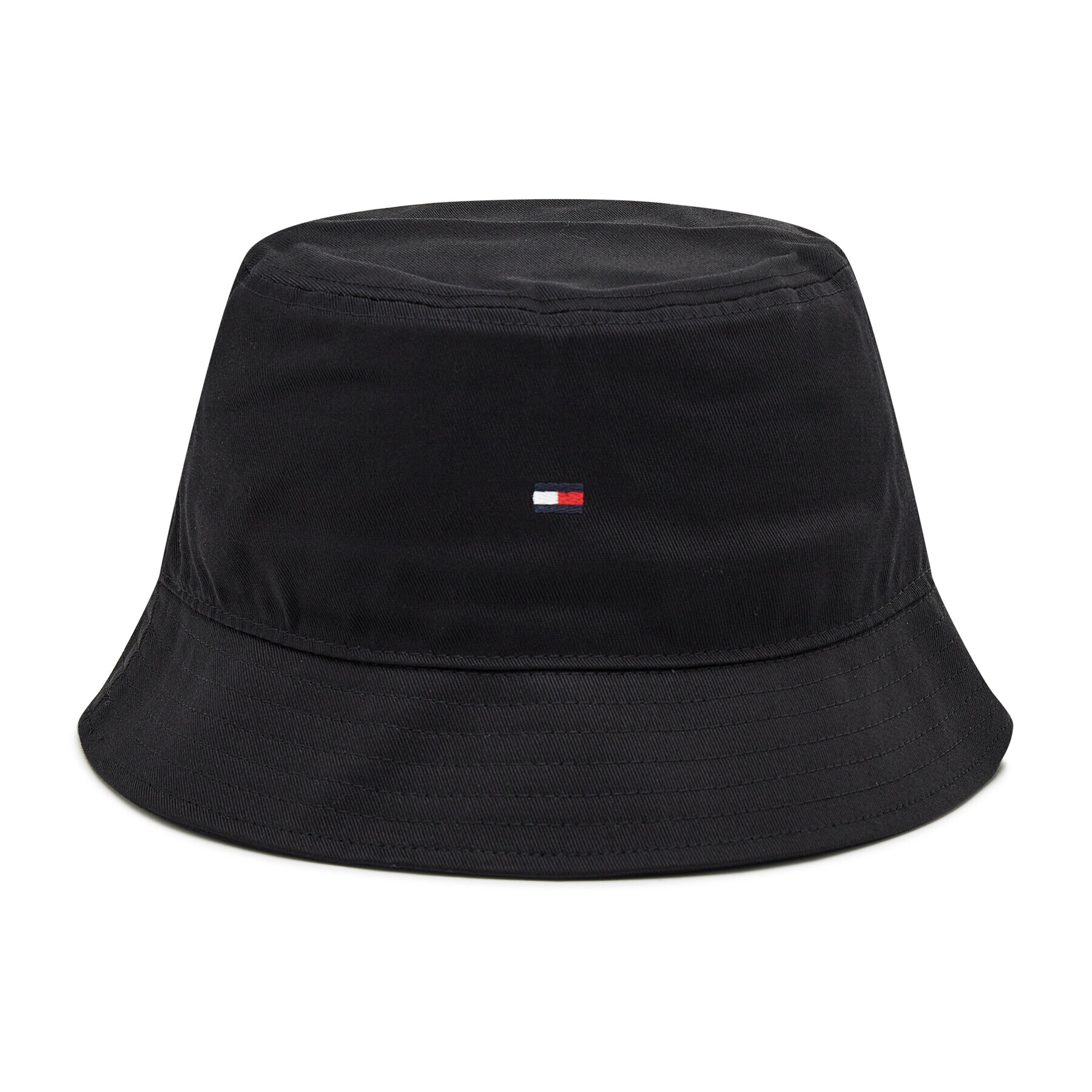 Tommy Hilfiger Klobuk Flag Bucket Hat AM0AM07344 Črna - Pepit.si