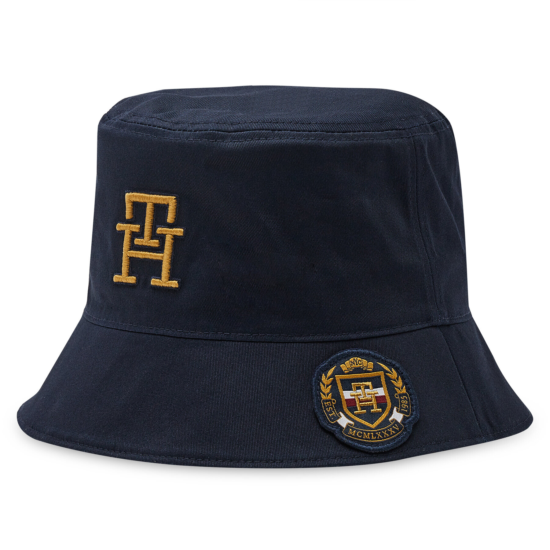 Tommy Hilfiger Klobuk Th New Prep Badge Bucket AM0AM10779 Mornarsko modra - Pepit.si