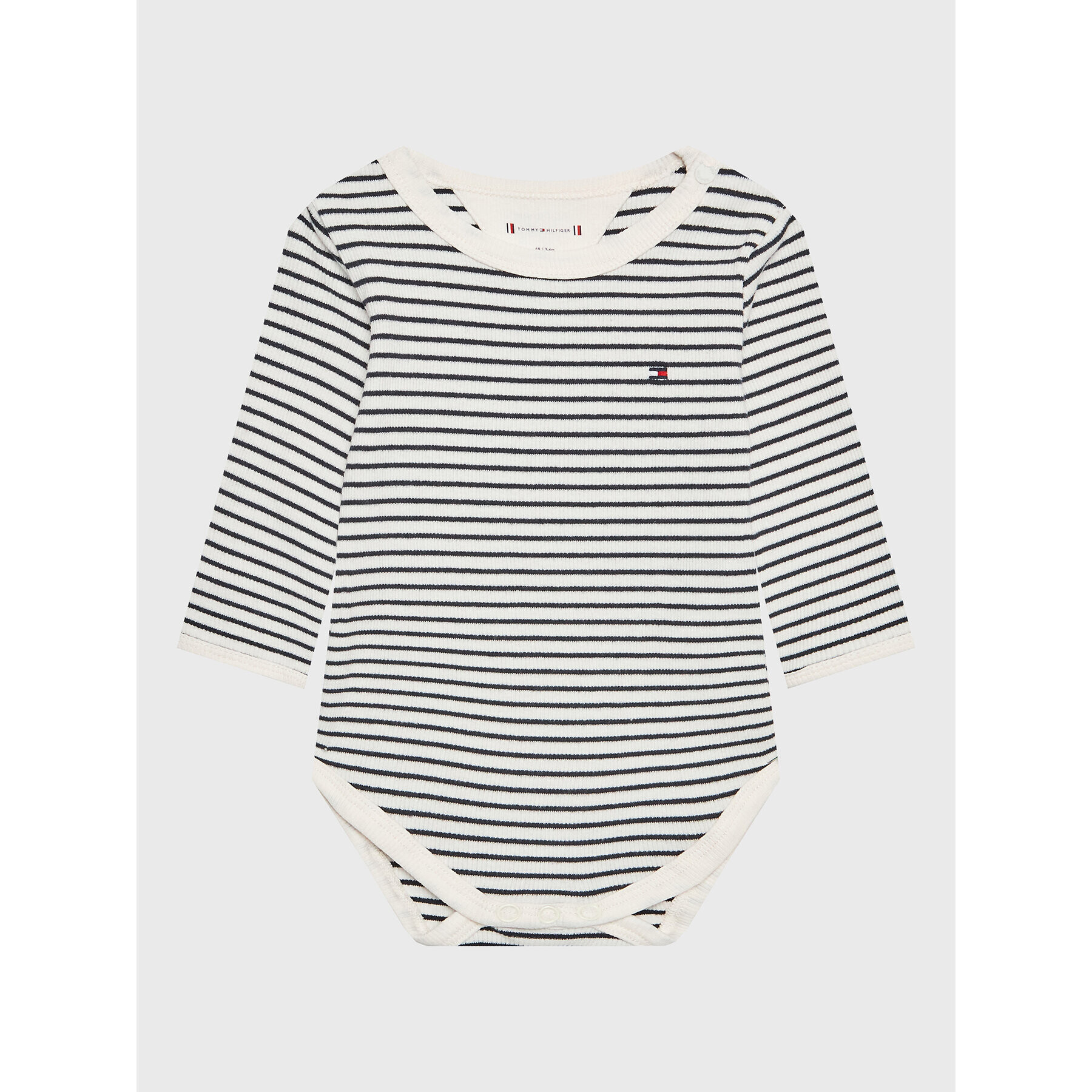 Tommy Hilfiger Komplet bodi in hlače KN0KN01586 Bela Regular Fit - Pepit.si