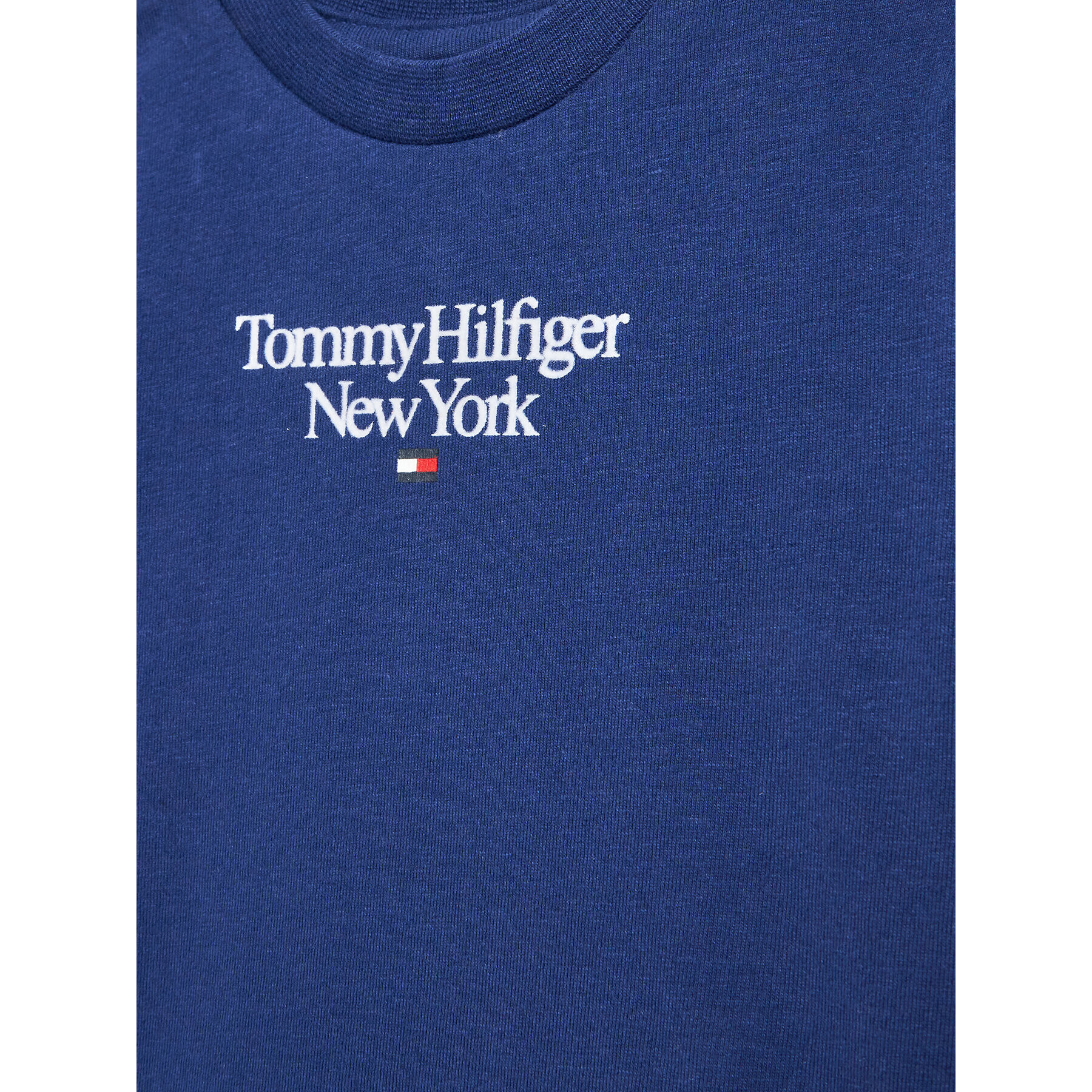 Tommy Hilfiger Komplet majica in hlače Essential KN0KN01555 Mornarsko modra Regular Fit - Pepit.si