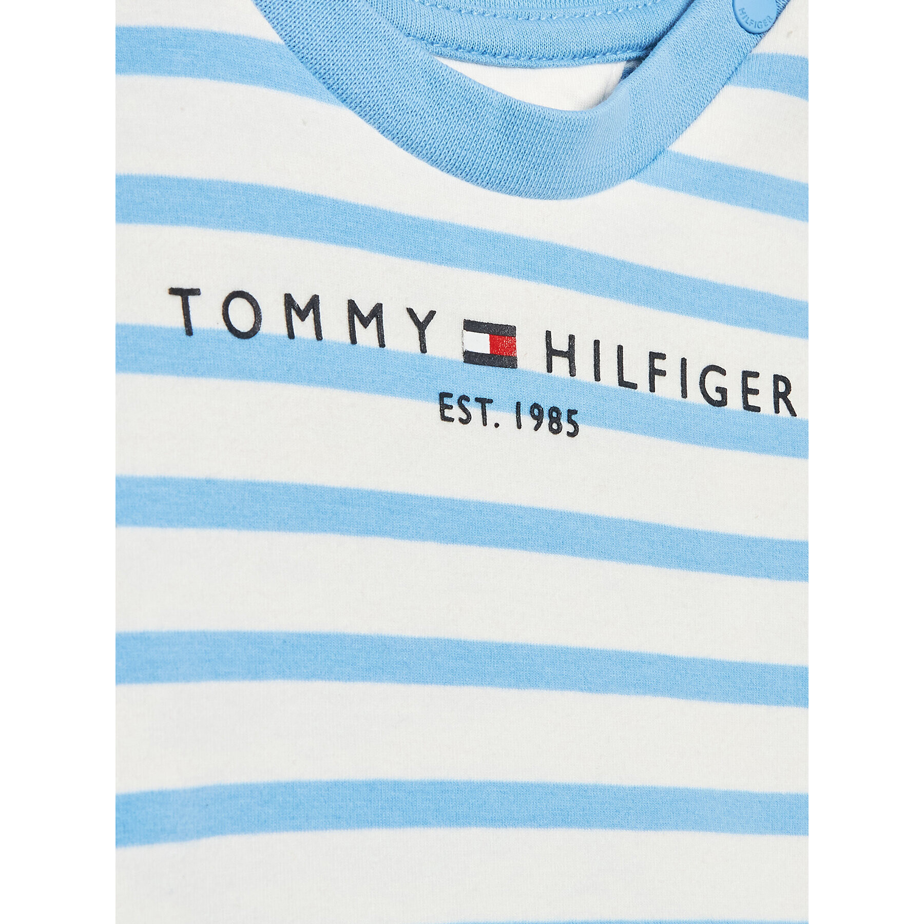 Tommy Hilfiger Komplet majica in športne kratke hlače KN0KN01596 Modra Regular Fit - Pepit.si