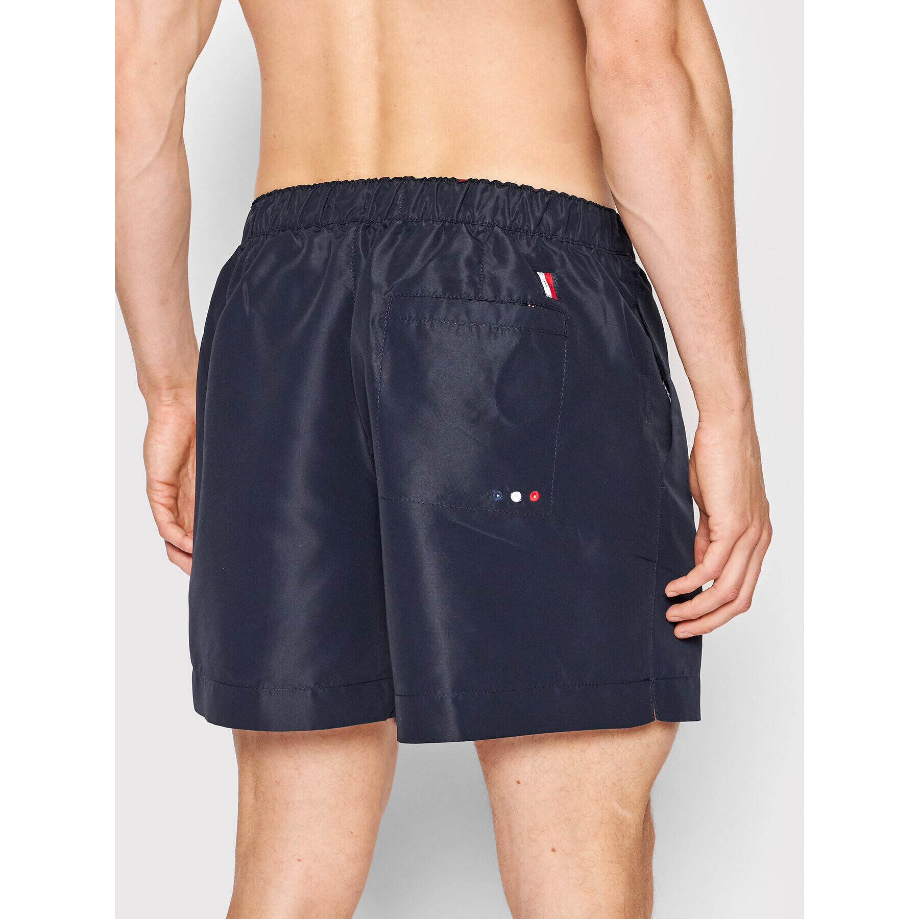 Tommy Hilfiger Kopalne hlače Medium Drawstring UM0UM02299 Mornarsko modra Regular Fit - Pepit.si