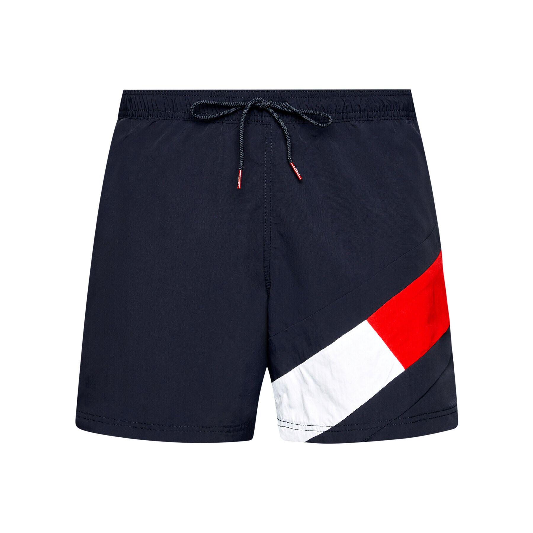 Tommy Hilfiger Kopalne hlače Sf Medium Drawstring UM0UM02048 Mornarsko modra Slim Fit - Pepit.si