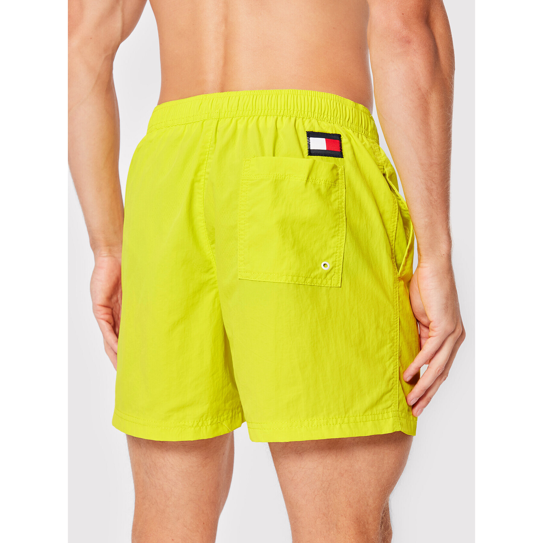 Tommy Hilfiger Kopalne hlače UM0UM02048 Rumena Slim Fit - Pepit.si