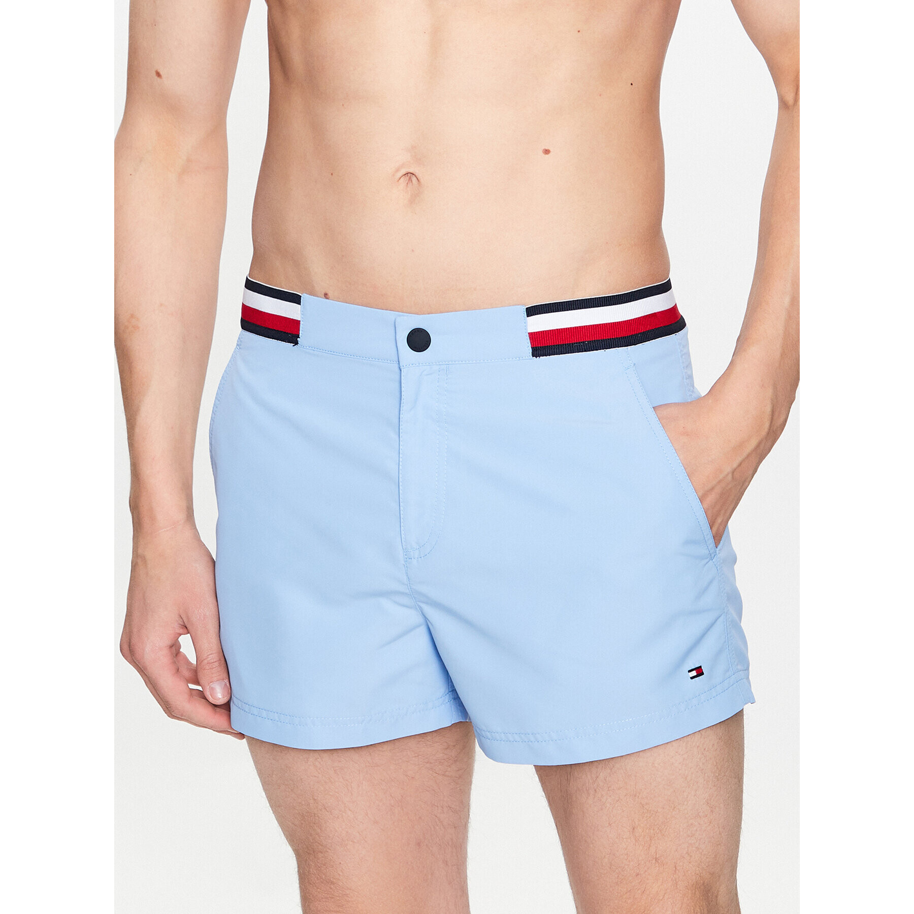 Tommy Hilfiger Kopalne hlače UM0UM02747 Modra Regular Fit - Pepit.si