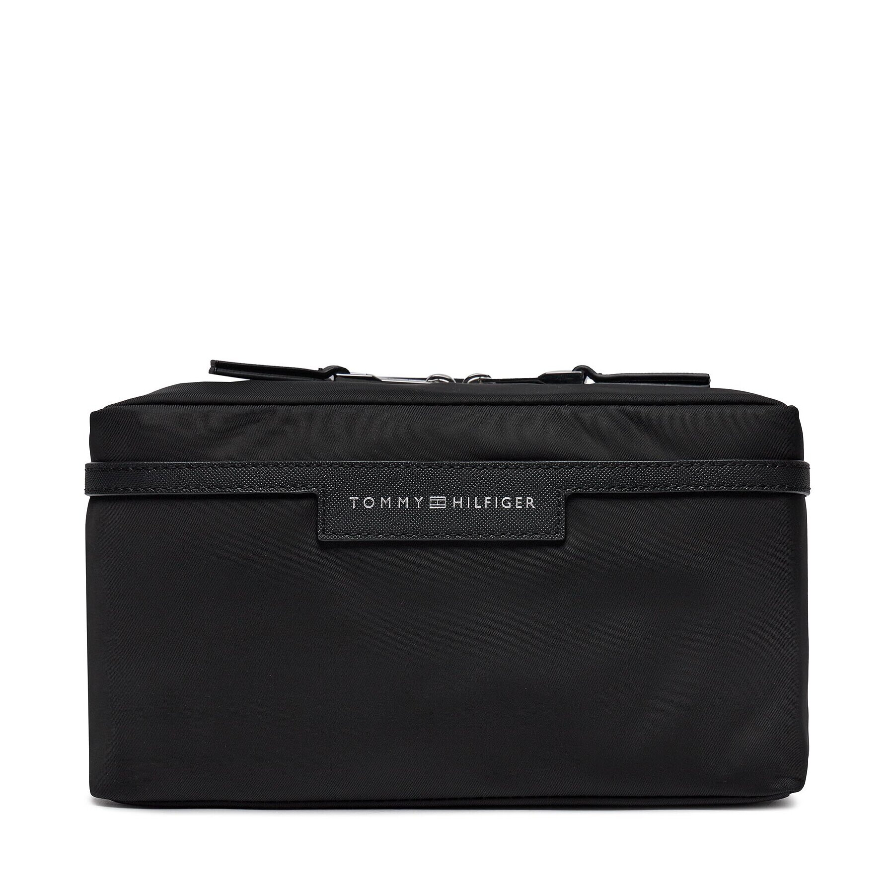 Tommy Hilfiger Kozmetični kovček Th Urban Repreve Washbag AM0AM11857 Črna - Pepit.si