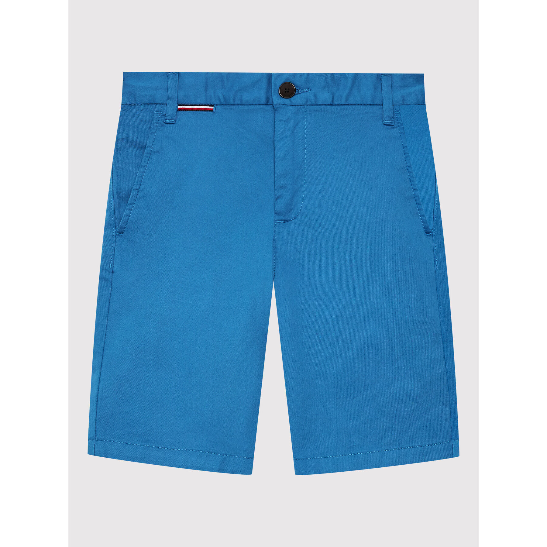 Tommy Hilfiger Kratke hlače iz tkanine Chino KB0KB07405 D Modra Slim Fit - Pepit.si