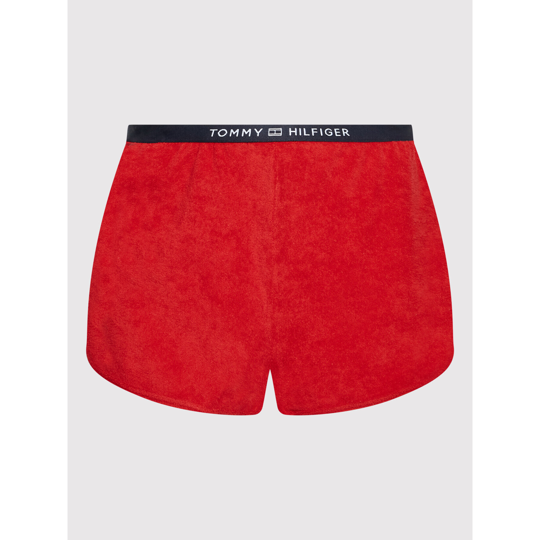 Tommy Hilfiger Kratke hlače za na plažo UW0UW03788 Rdeča Regular Fit - Pepit.si