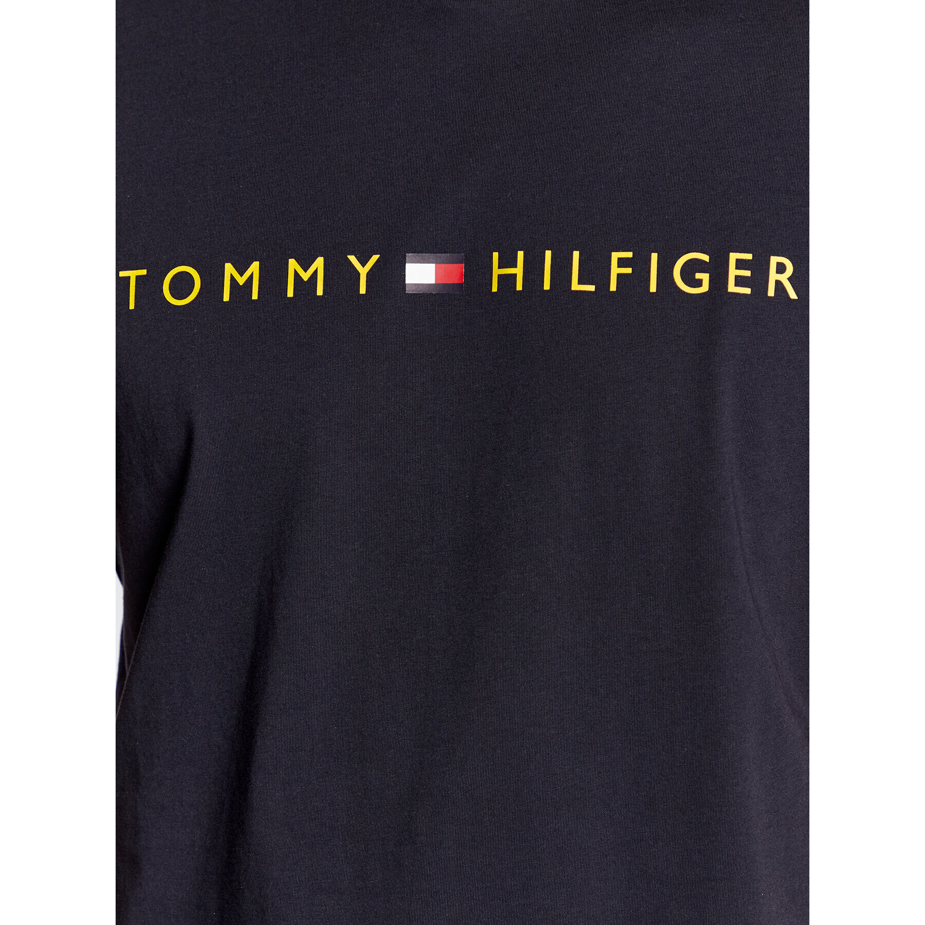 Tommy Hilfiger Majica Cn SS Logo UM0UM01434 Mornarsko modra Regular Fit - Pepit.si