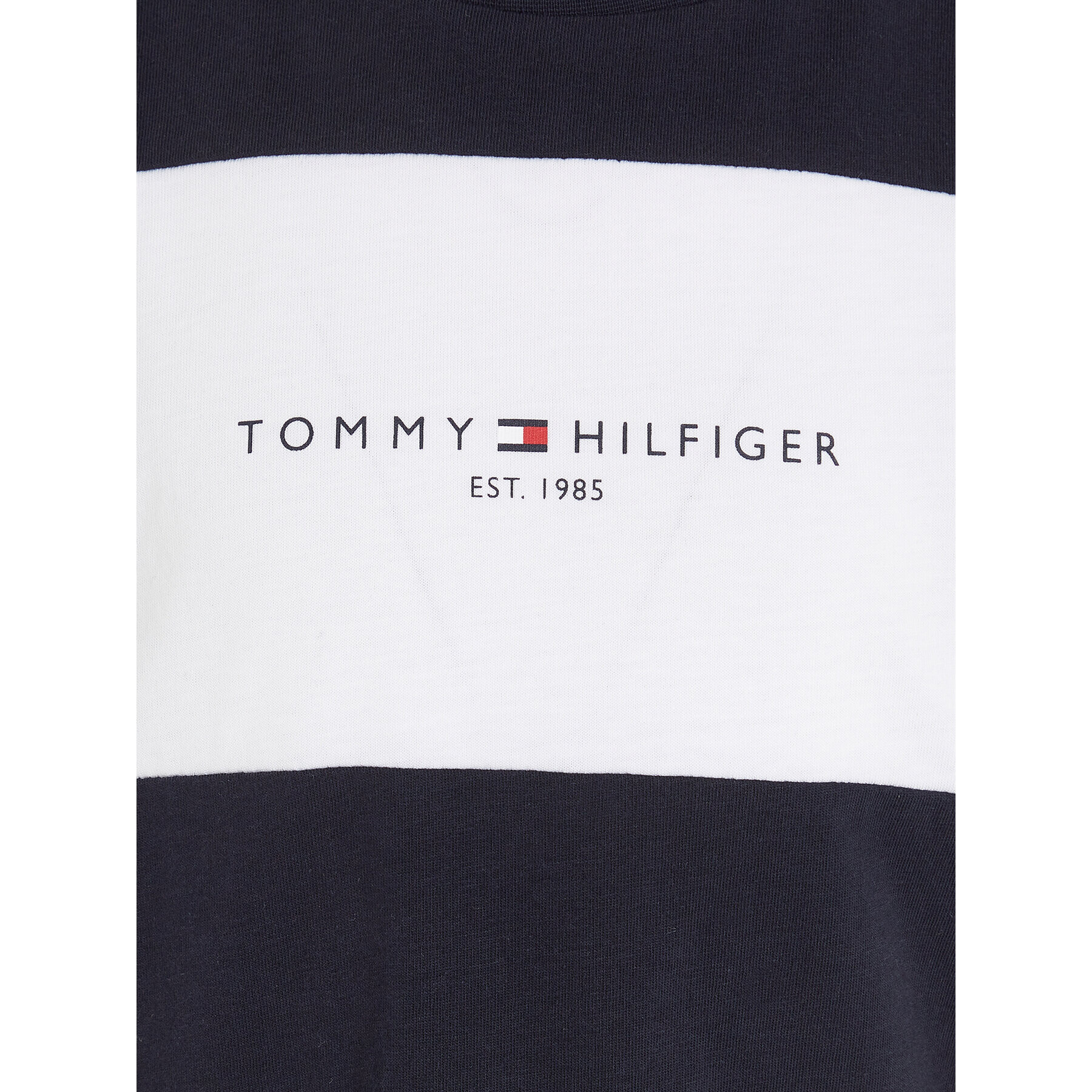 Tommy Hilfiger Majica Colorblock KB0KB08552 S Mornarsko modra Regular Fit - Pepit.si