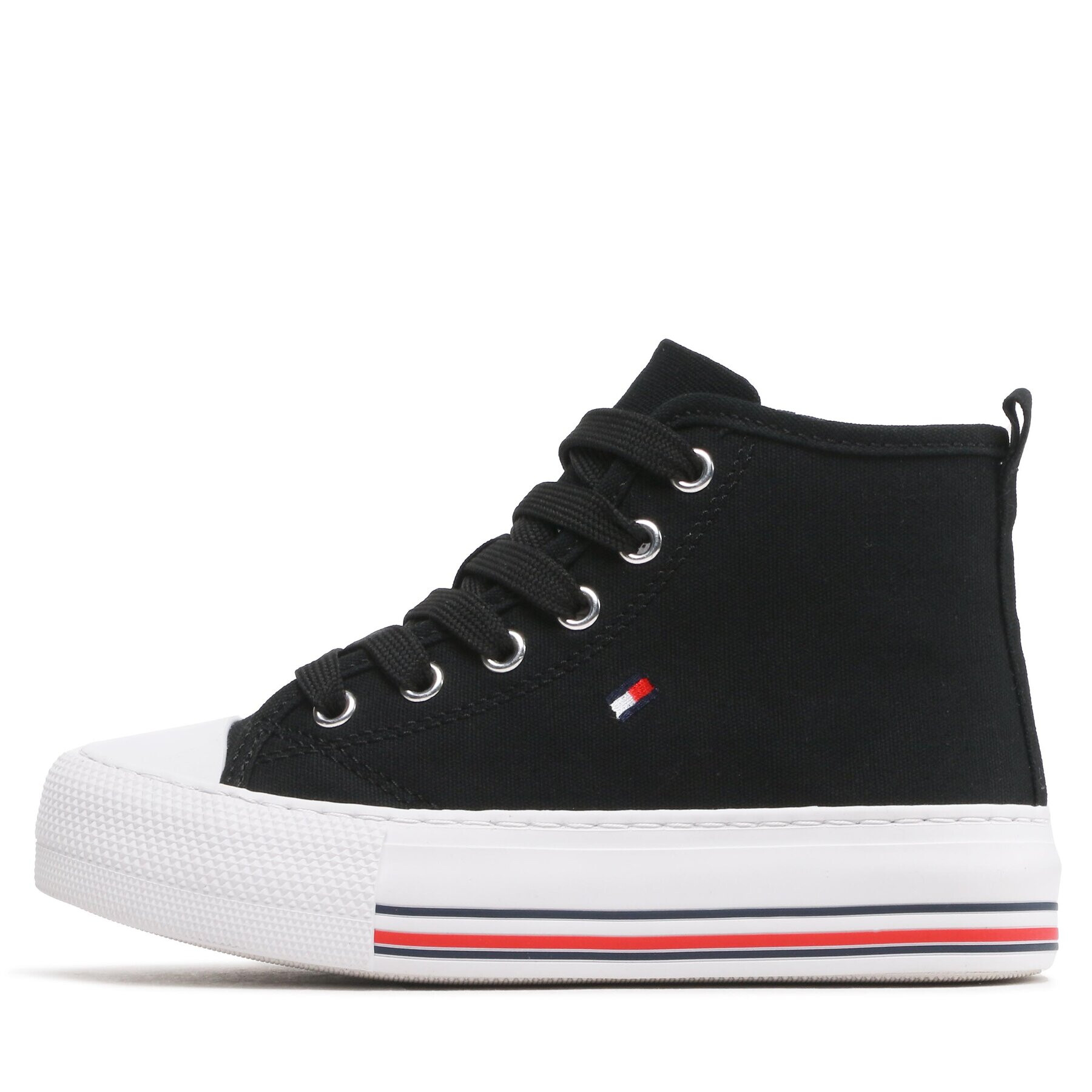 Tommy Hilfiger Modne superge High Top Lace-Up Sneaker T3A9-32679-0890 M Črna - Pepit.si