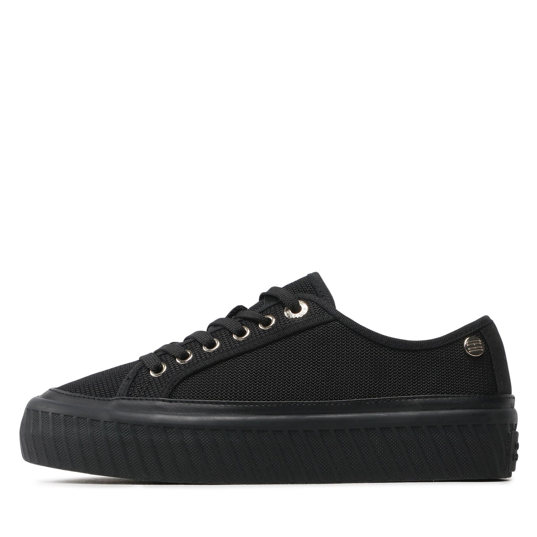 Tommy Hilfiger Modne superge Platform Vulcanized Sneaker FW0FW07156 Črna - Pepit.si