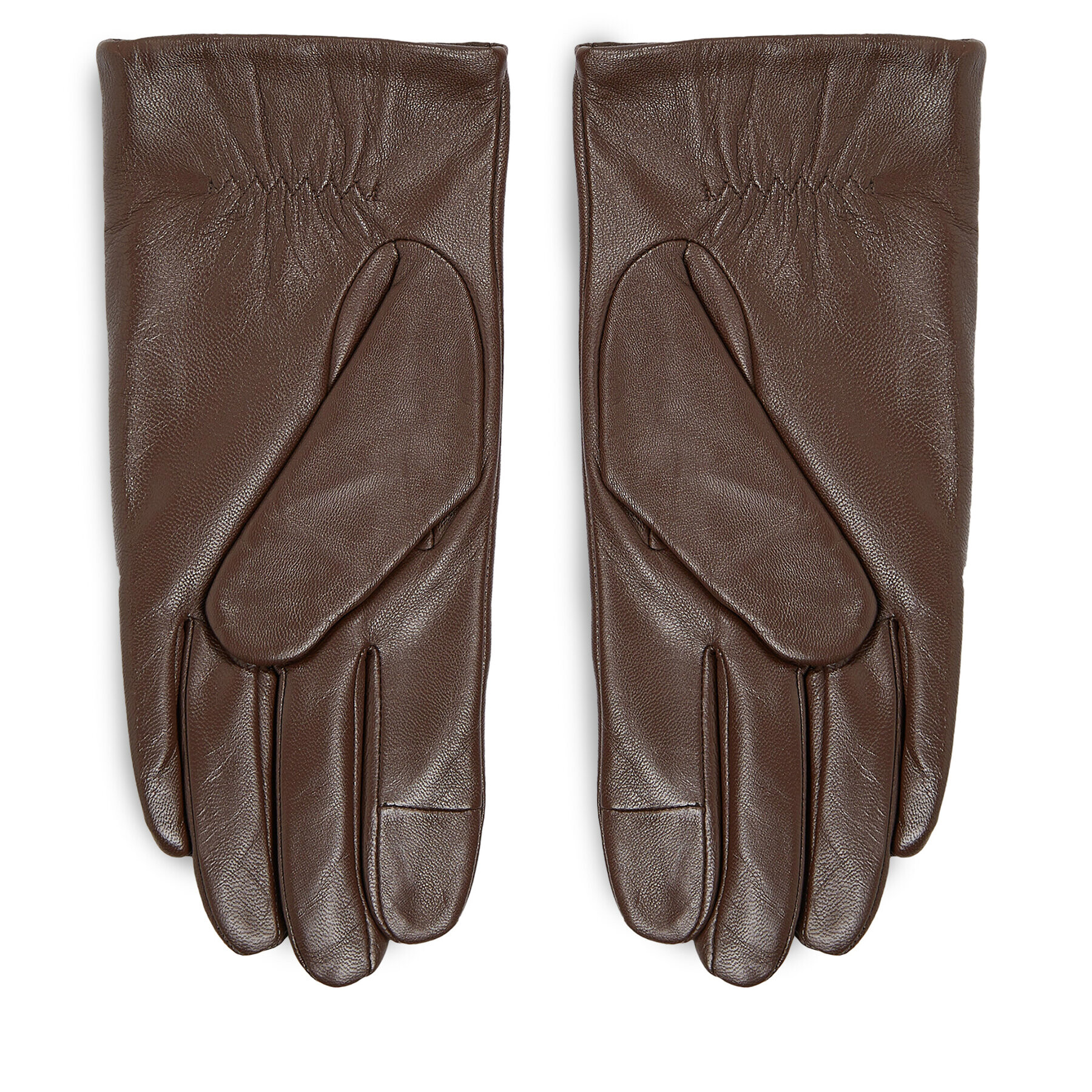 Tommy Hilfiger Moške rokavice Essential Flag Leather Gloves AM0AM11482 Rjava - Pepit.si