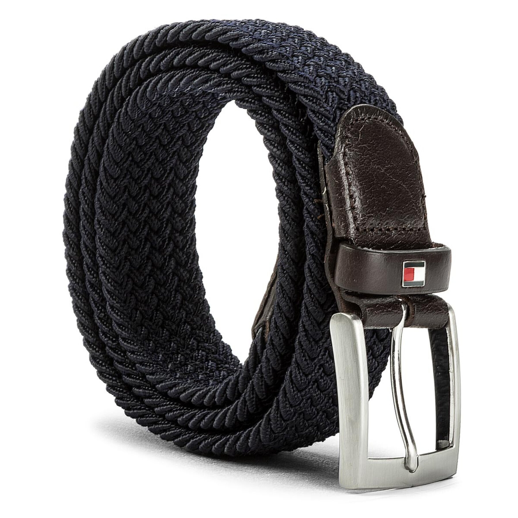 Tommy Hilfiger Moški pas New Adan Belt 3.5 AM0AM02801 85 Mornarsko modra - Pepit.si