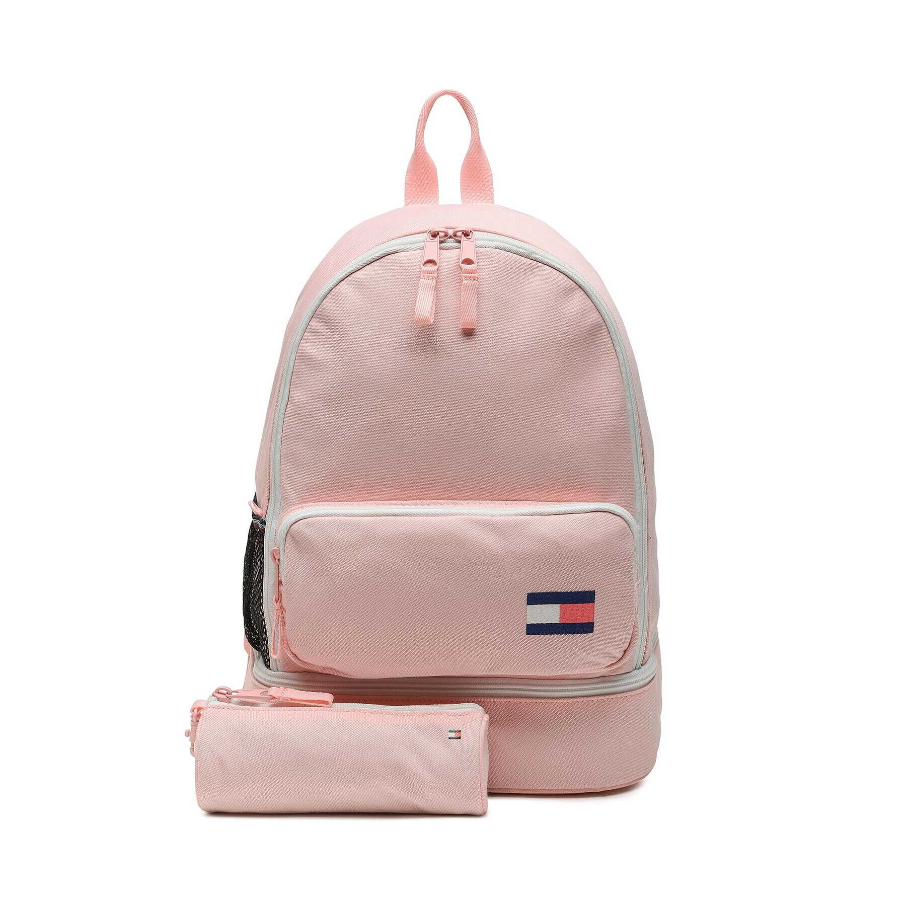 Tommy Hilfiger Nahrbtnik Big Flag Backpack Set AU0AU01726 Roza - Pepit.si