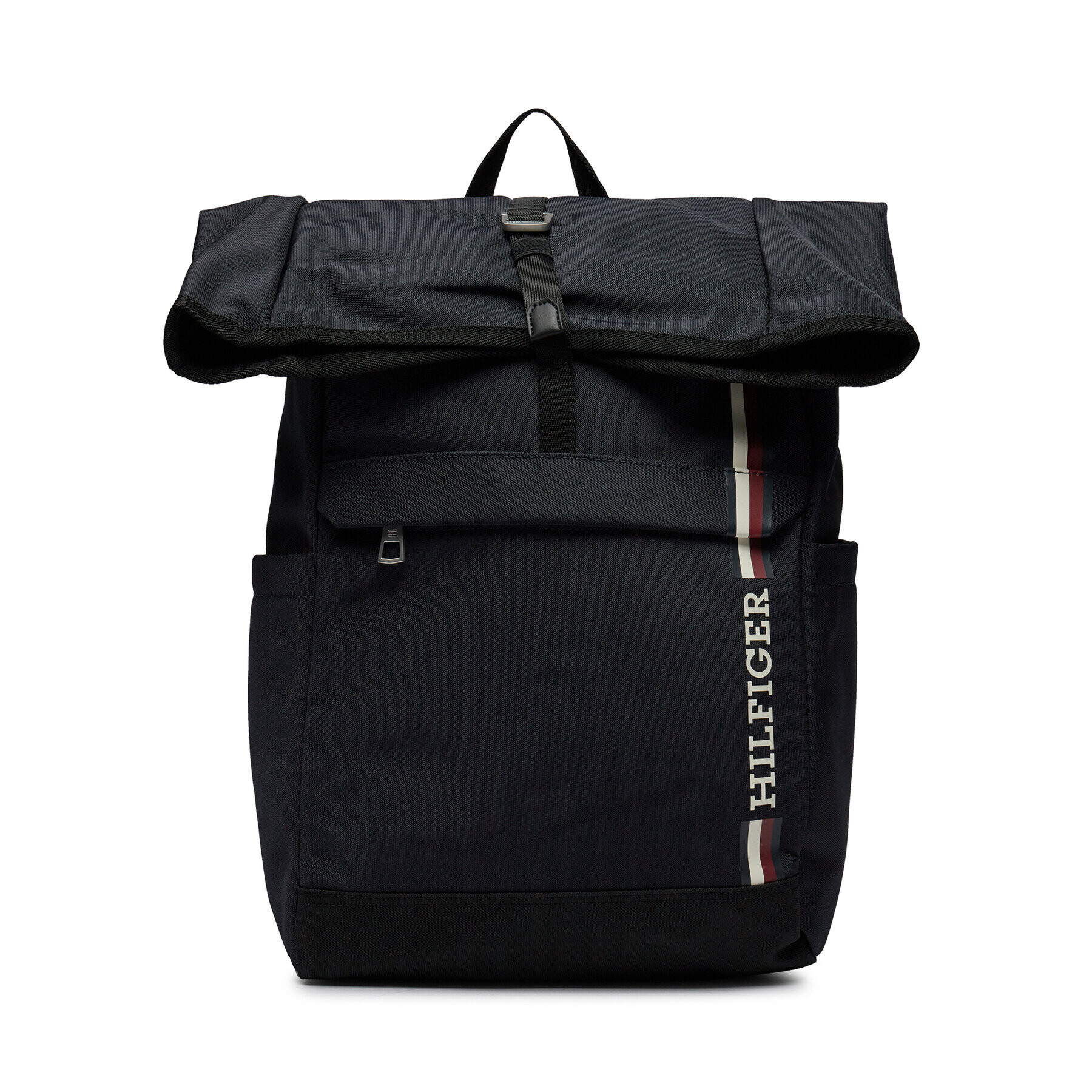 Tommy Hilfiger Nahrbtnik Th Monotype Rolltop Backpack AM0AM11792 Mornarsko modra - Pepit.si