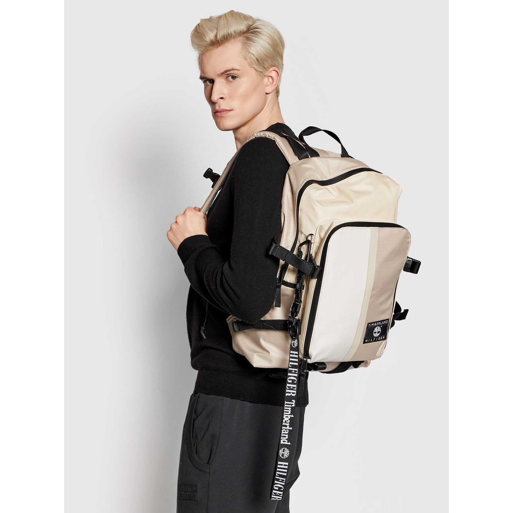 Tommy Hilfiger Nahrbtnik Th X Tbl Ri Backpack AU0AU01240 Bež - Pepit.si