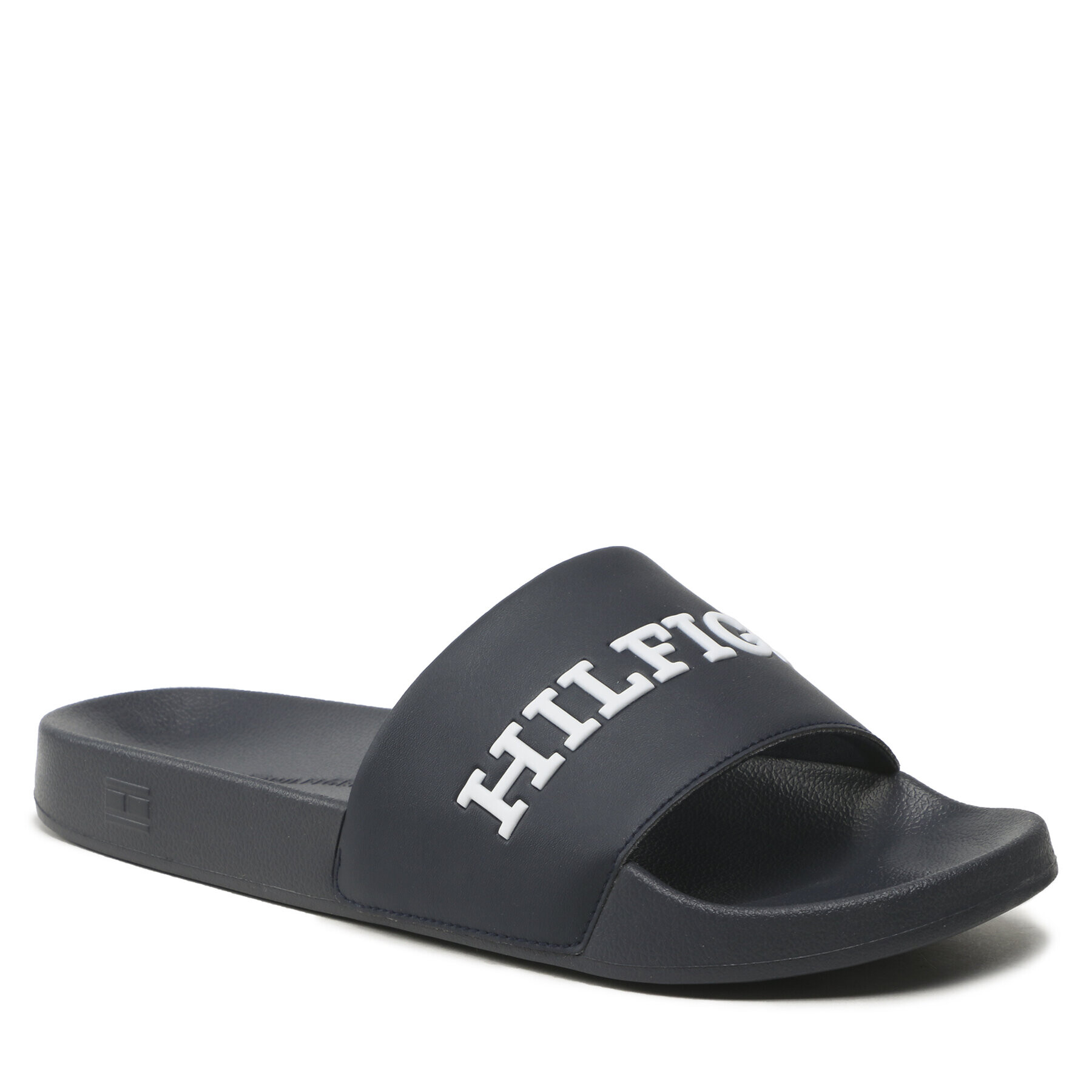 Tommy Hilfiger Natikači 3D Print Hilfiger Pool Slide FM0FM04612 Mornarsko modra - Pepit.si