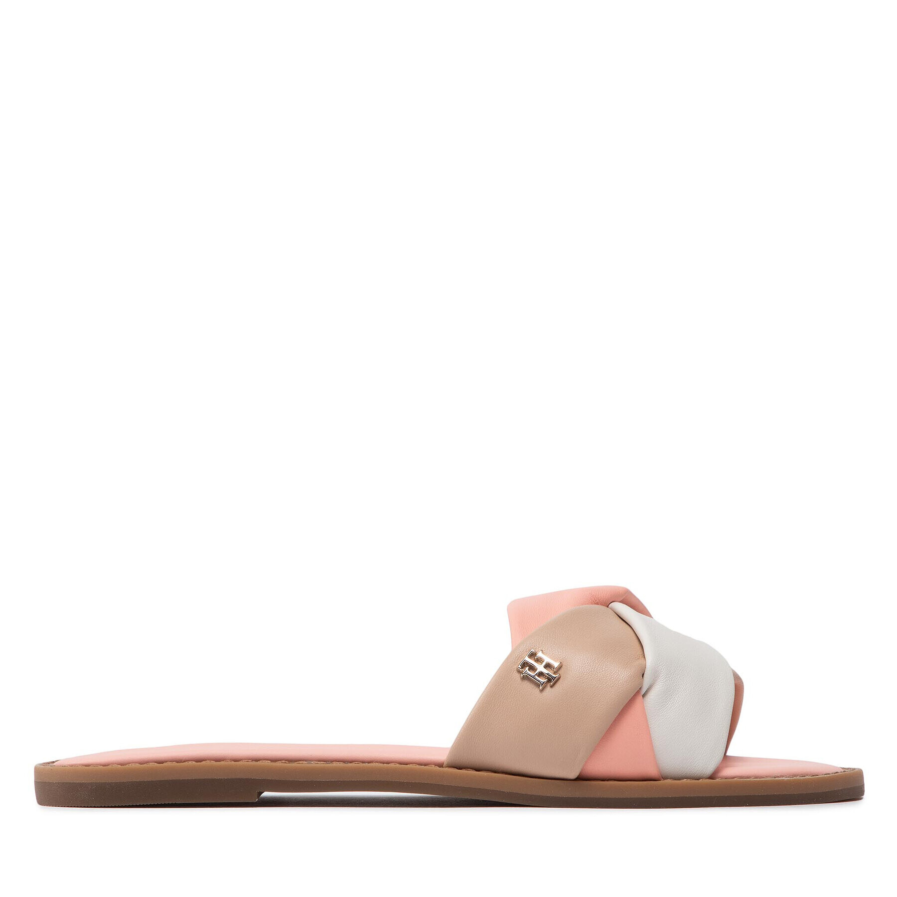 Tommy Hilfiger Natikači Feminine Weave Flat Sandal FW0FW06669 Pisana - Pepit.si