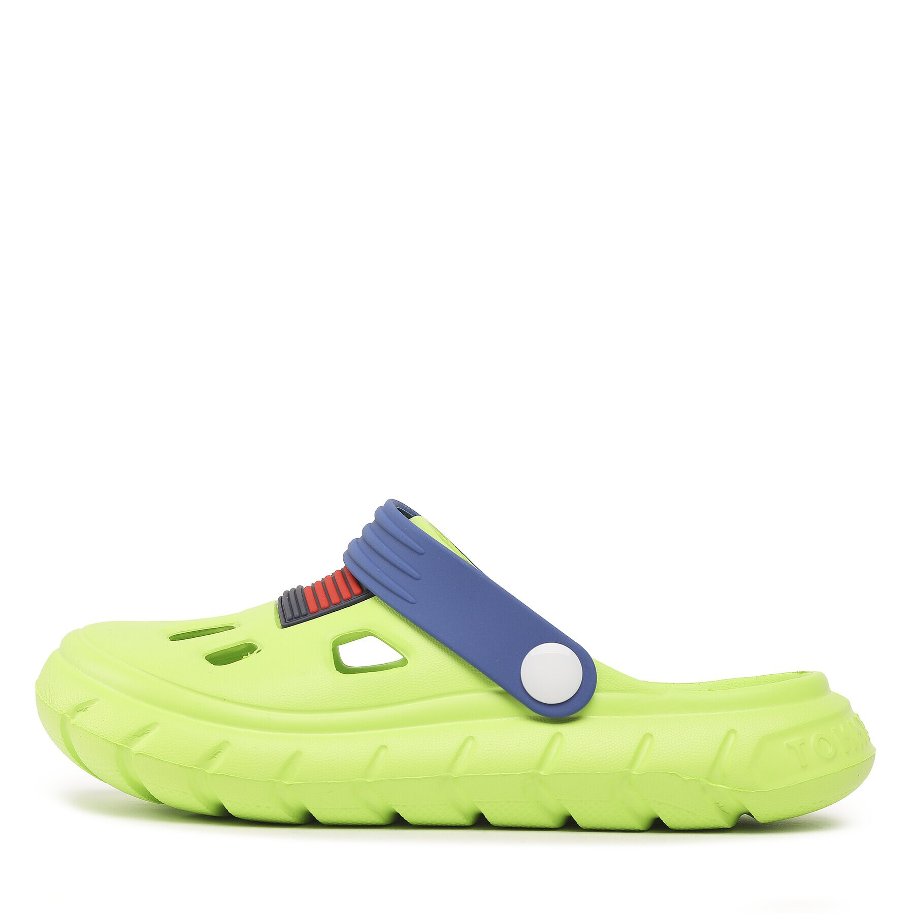 Tommy Hilfiger Natikači Flag Comfy Sandal T3X2-32915-0083 S Zelena - Pepit.si