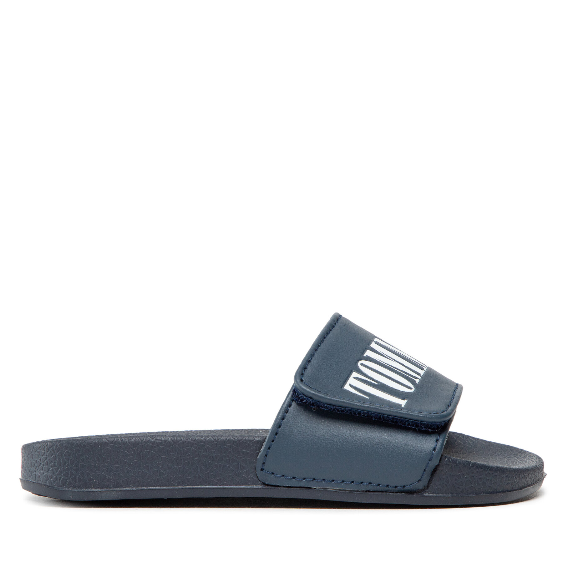 Tommy Hilfiger Natikači Maxi Velcro Pool Slide T3B0-32575-1172 M Mornarsko modra - Pepit.si