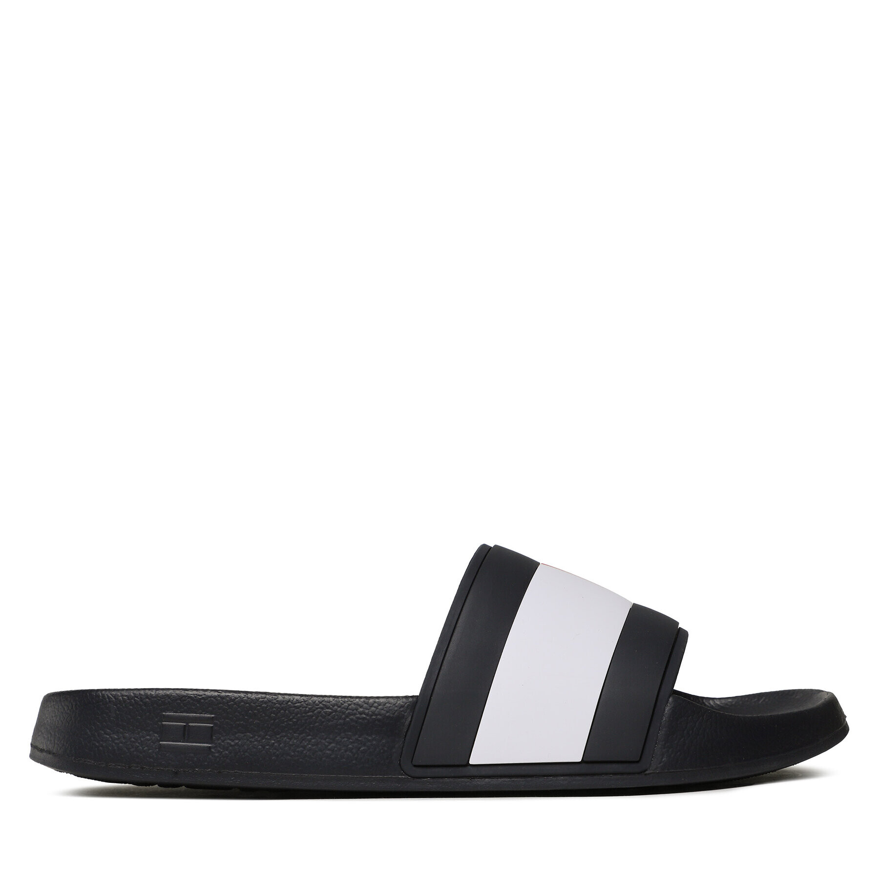 Tommy Hilfiger Natikači Rubber Th Flag Pool Slide FM0FM04236 Mornarsko modra - Pepit.si