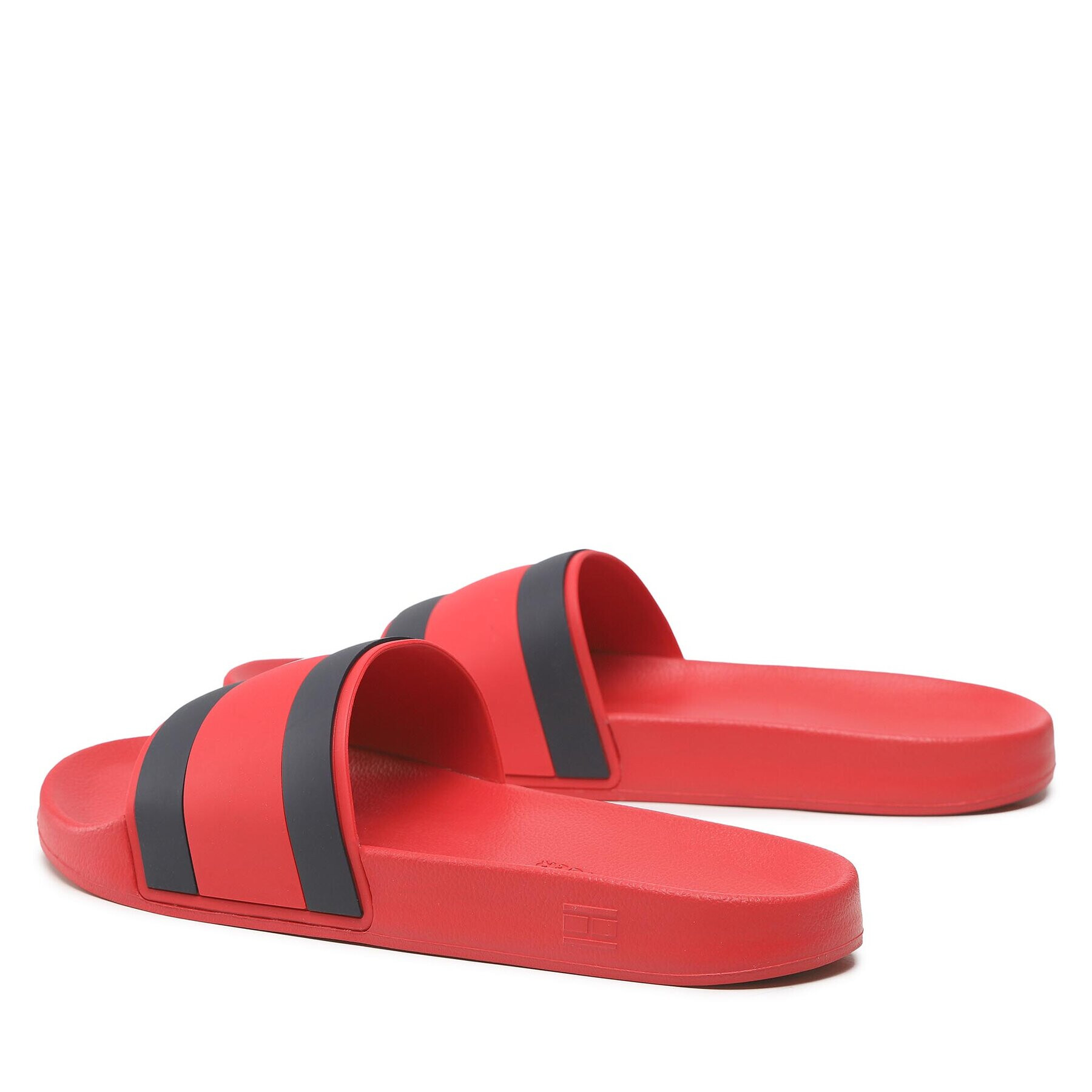 Tommy Hilfiger Natikači Rubber Th Flag Pool Slide FM0FM04263 Rdeča - Pepit.si