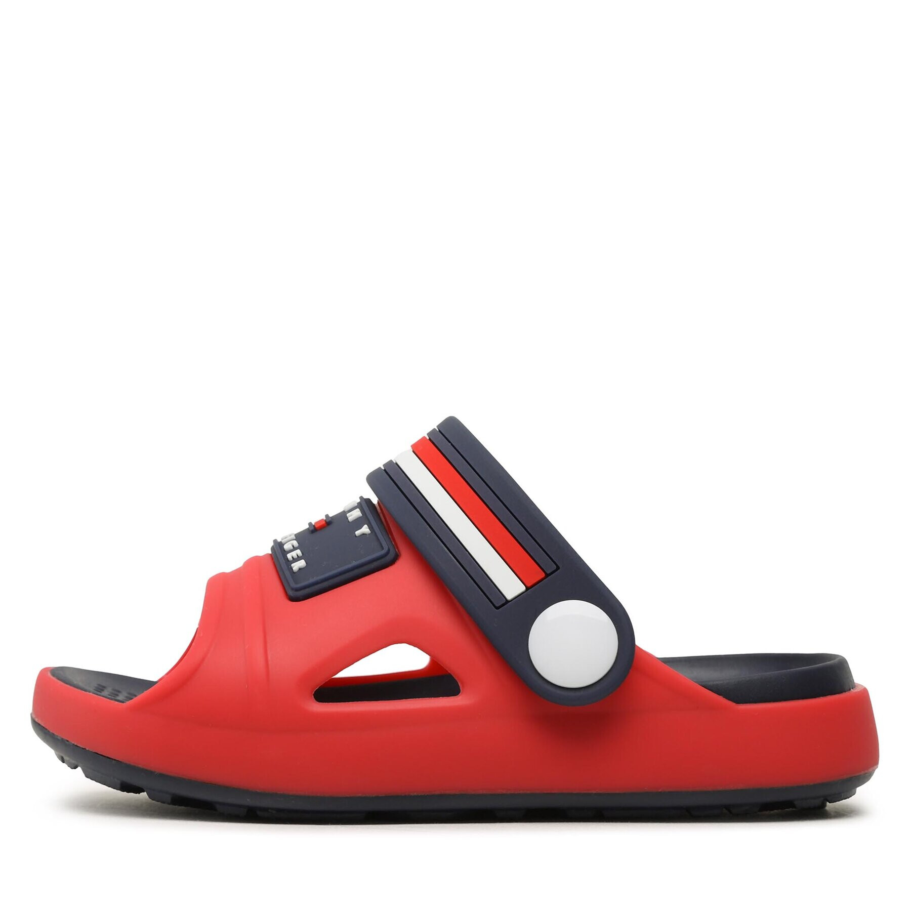 Tommy Hilfiger Natikači Stripes Comfy Sandal 3X2-32914-0083 M Rdeča - Pepit.si