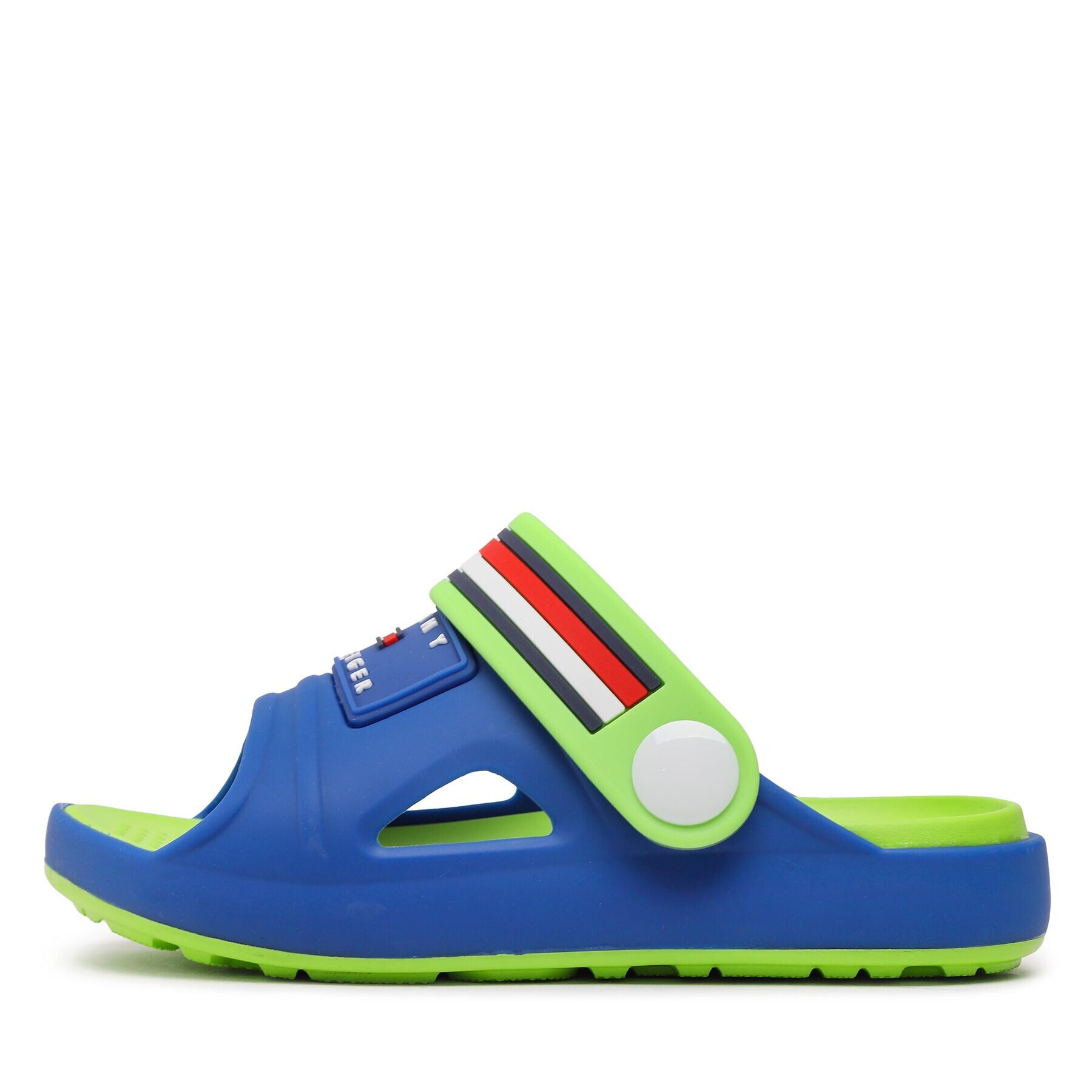 Tommy Hilfiger Natikači Stripes Comfy Sandal T3X2-32914-0083 M Modra - Pepit.si