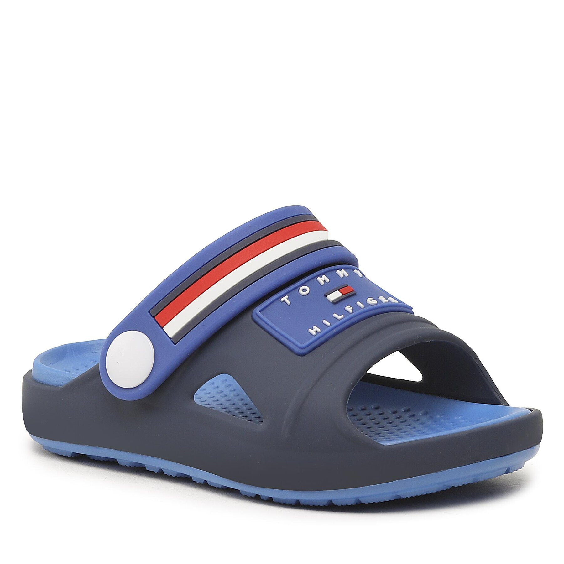 Tommy Hilfiger Natikači Stripes Comfy Sandal T3X2-32914-0083 M Mornarsko modra - Pepit.si