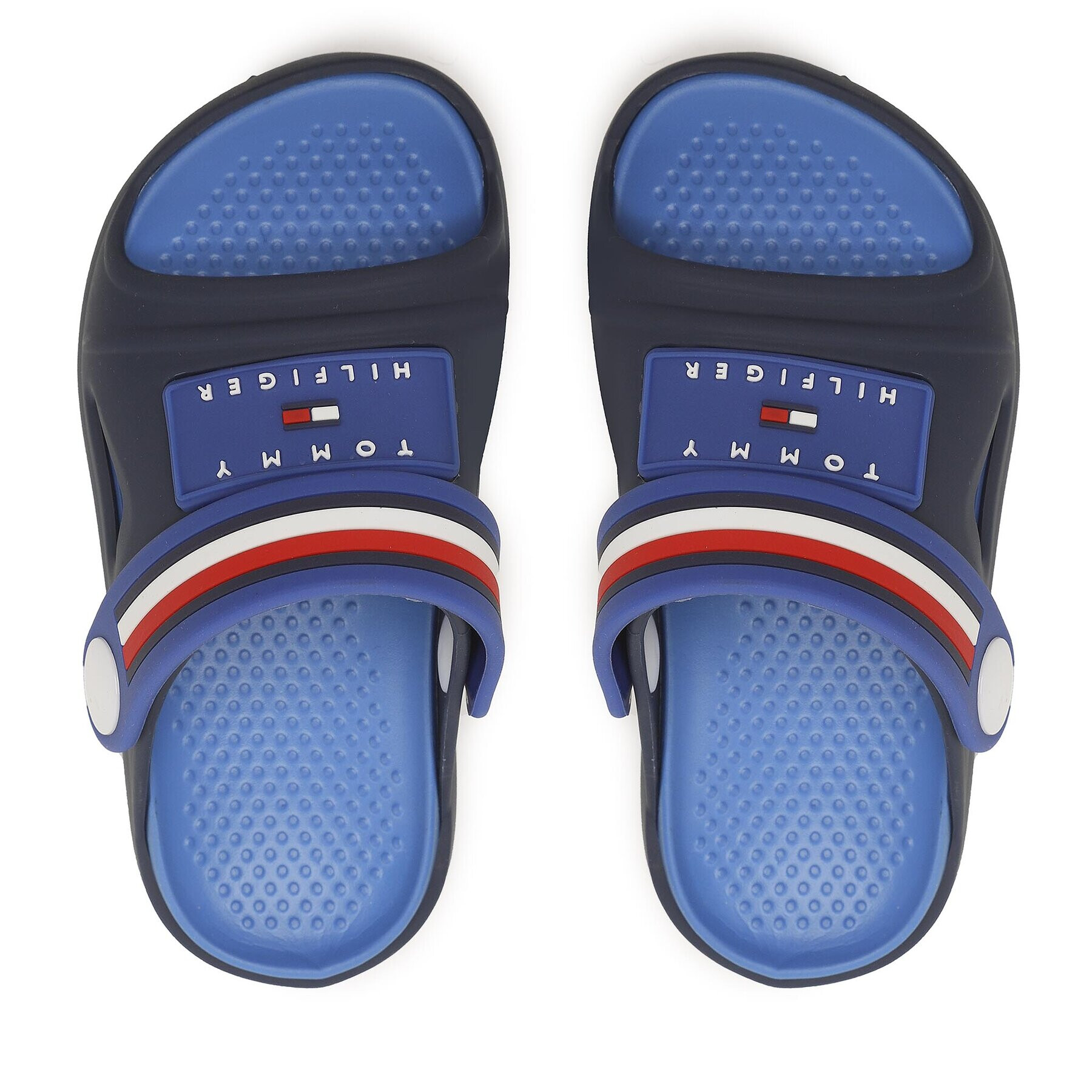 Tommy Hilfiger Natikači Stripes Comfy Sandal T3X2-32914-0083 M Mornarsko modra - Pepit.si