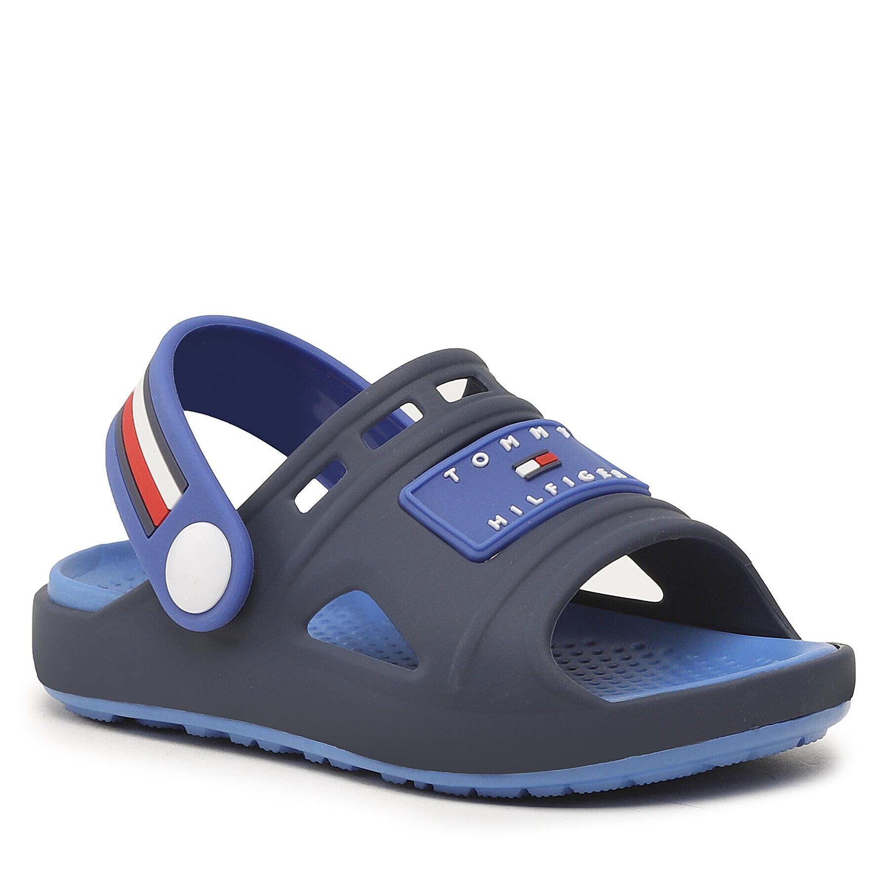 Tommy Hilfiger Natikači Stripes Comfy Sandal T3X2-32914-0083 M Mornarsko modra - Pepit.si