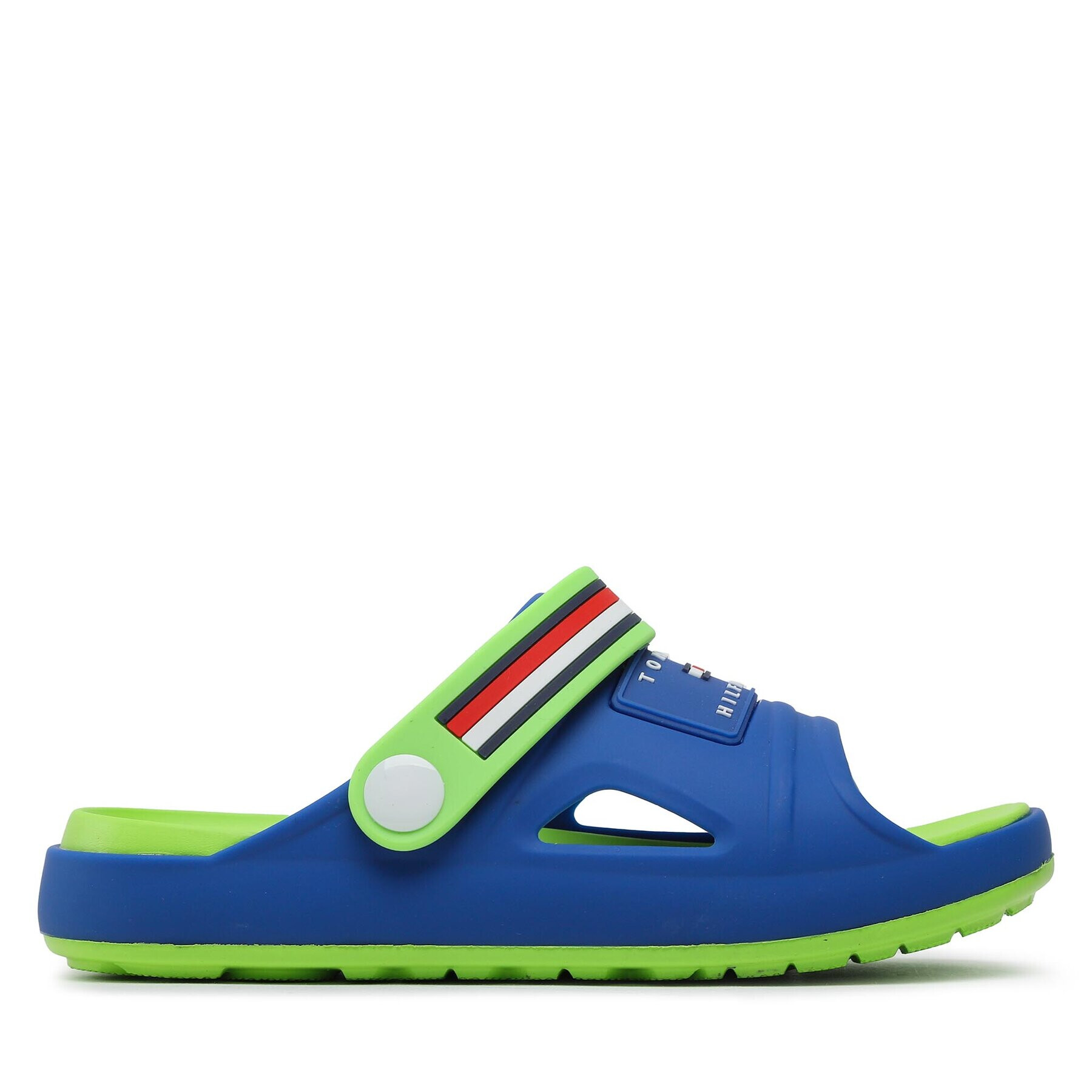 Tommy Hilfiger Natikači Stripes Comfy Sandal T3X2-32914-0083 S Modra - Pepit.si