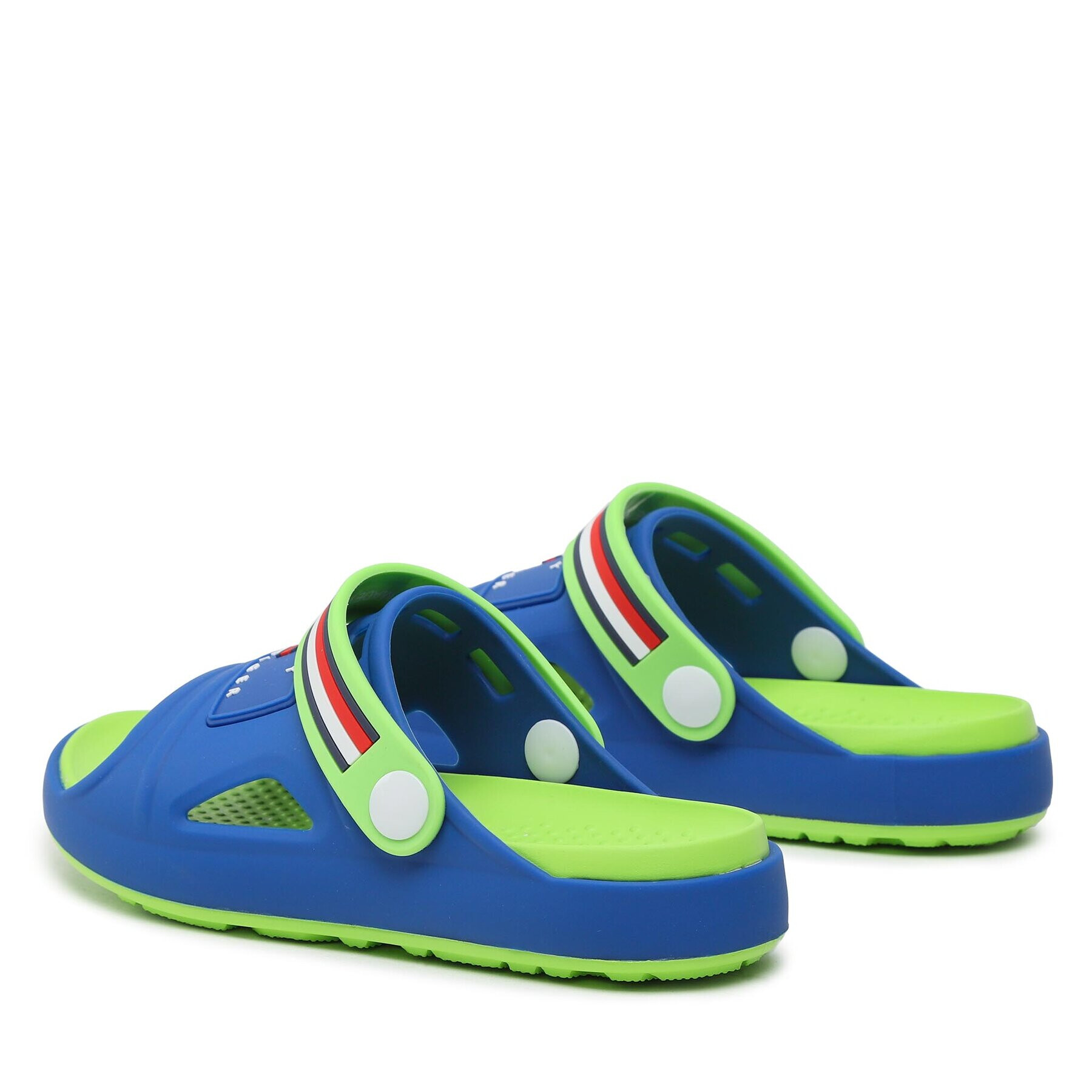 Tommy Hilfiger Natikači Stripes Comfy Sandal T3X2-32914-0083 S Modra - Pepit.si