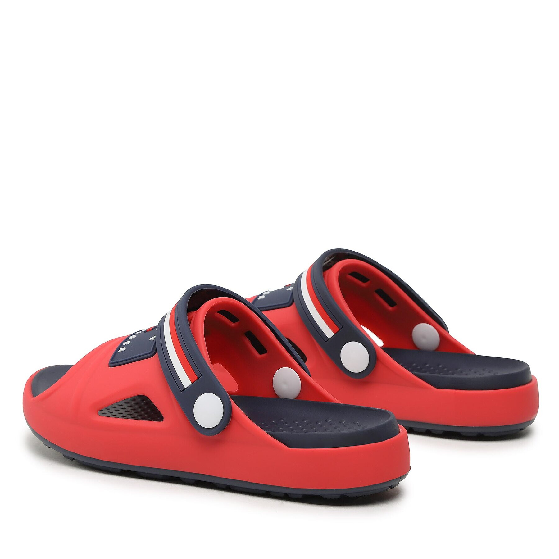 Tommy Hilfiger Natikači Stripes Comfy Sandal T3X2-32914-0083 S Rdeča - Pepit.si