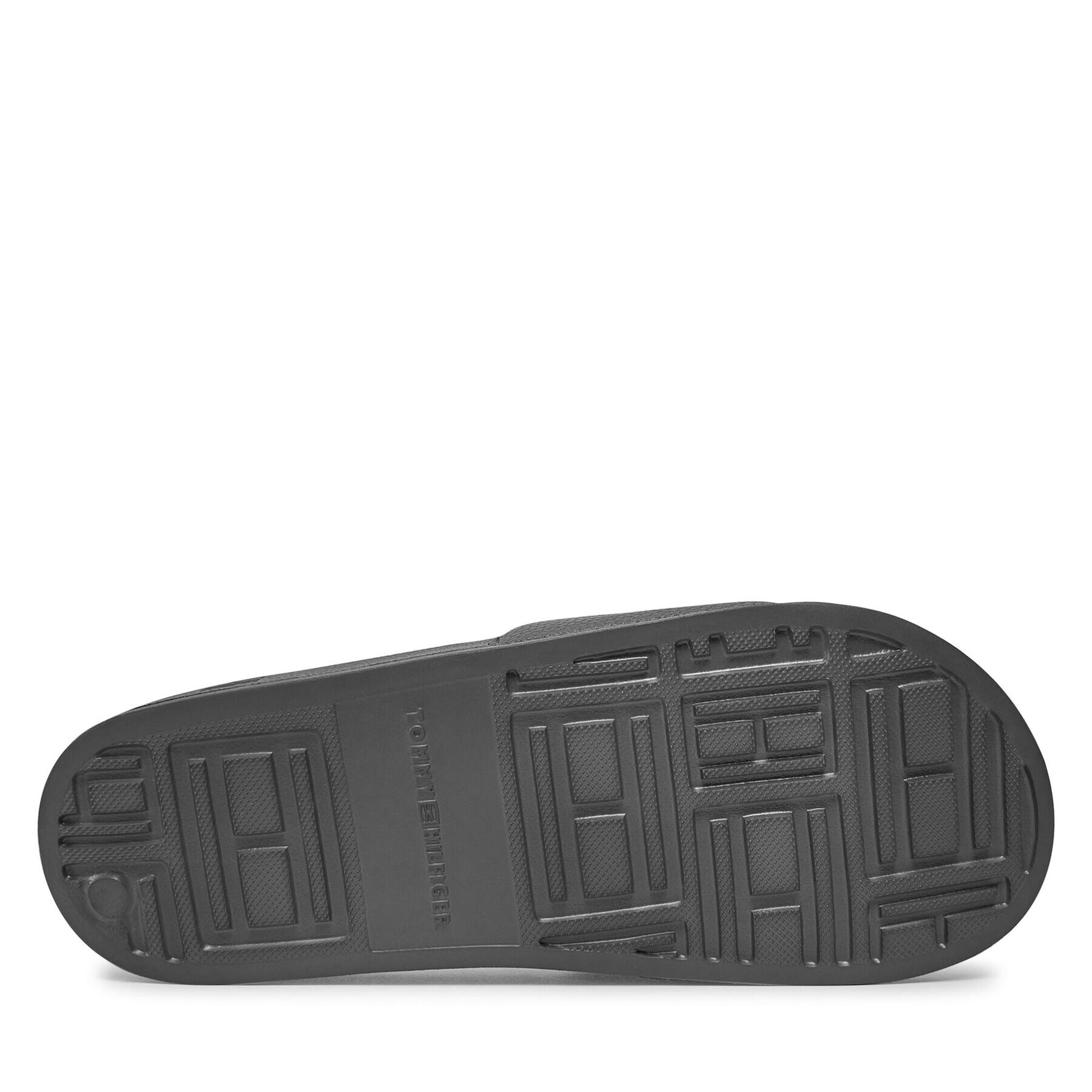 Tommy Hilfiger Natikači Th Embossed Pool Slide FM0FM04869 Siva - Pepit.si