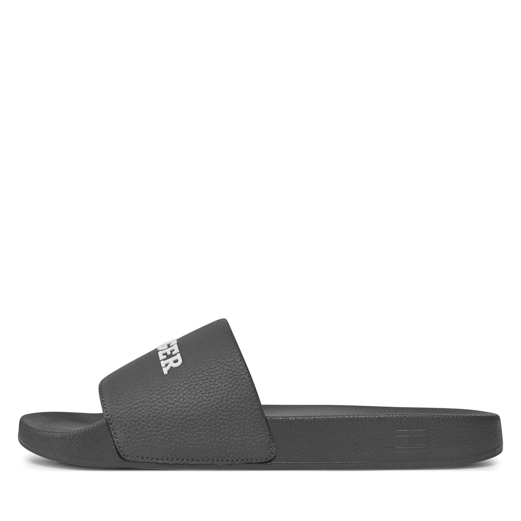 Tommy Hilfiger Natikači Th Embossed Pool Slide FM0FM04869 Siva - Pepit.si