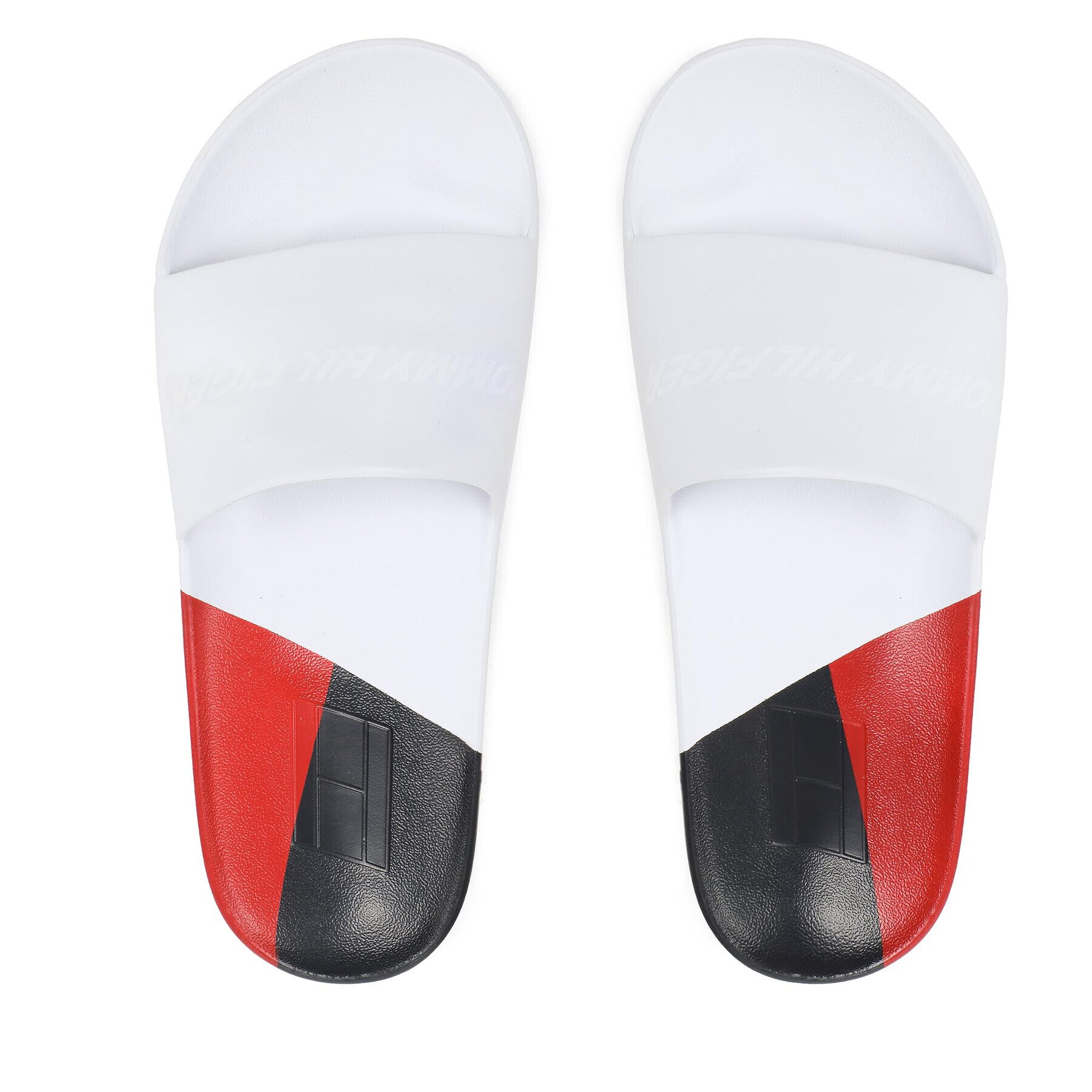 Tommy Hilfiger Natikači Ts Poolslide 5 FD0FD00063 Bela - Pepit.si