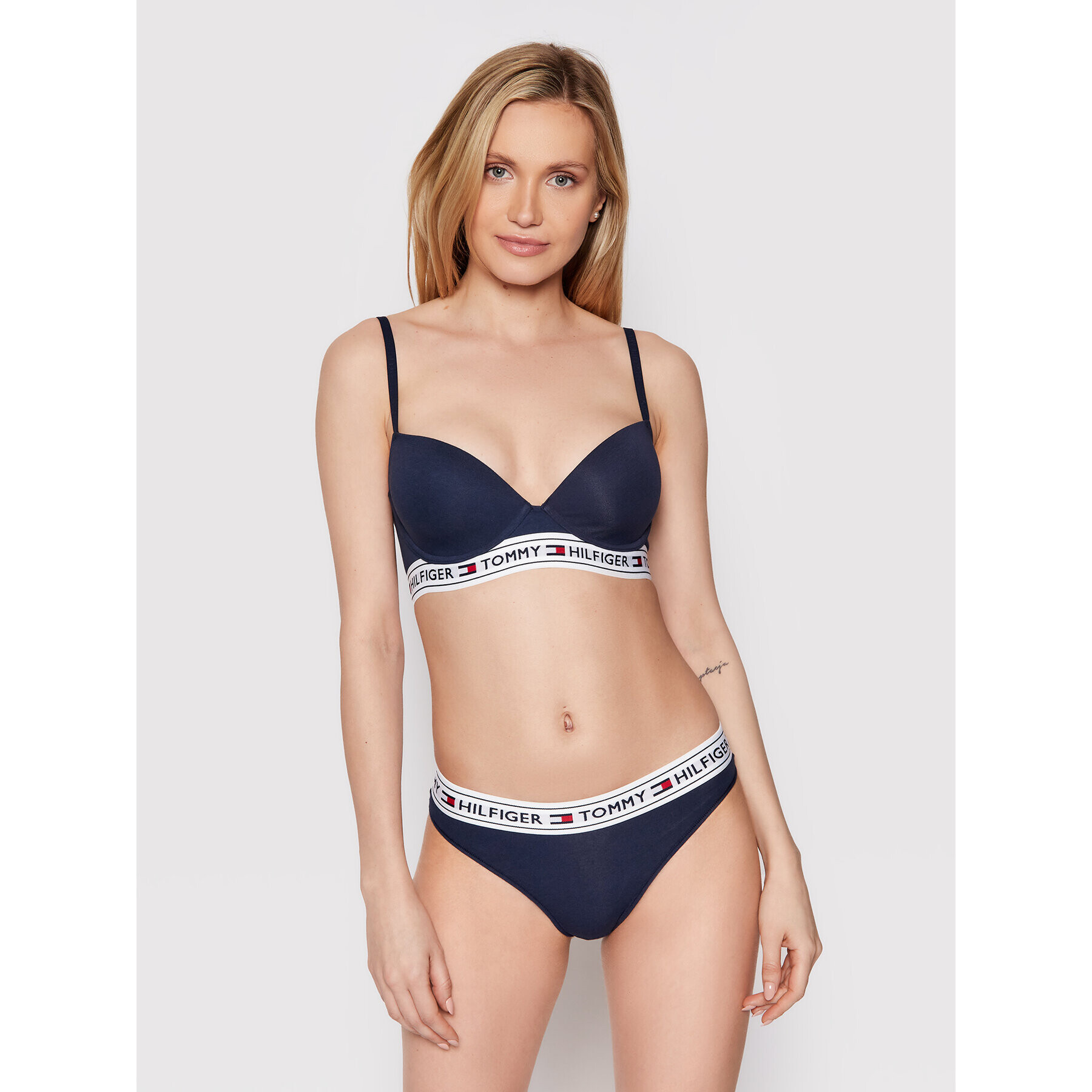 Tommy Hilfiger Nedrček s kostjo UW0UW00558 Mornarsko modra - Pepit.si