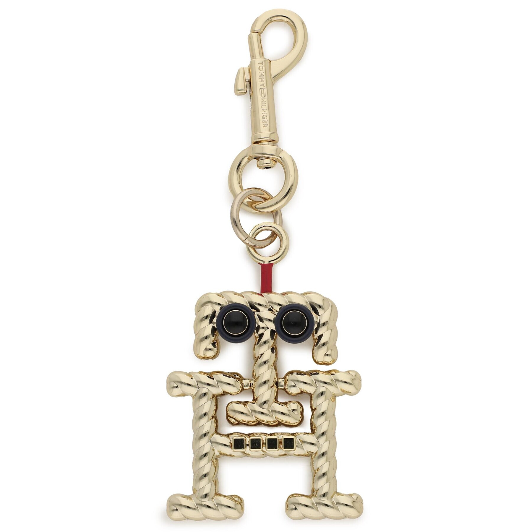 Tommy Hilfiger Obesek Bot Keyfob Gold AW0AW15061 Zlata - Pepit.si