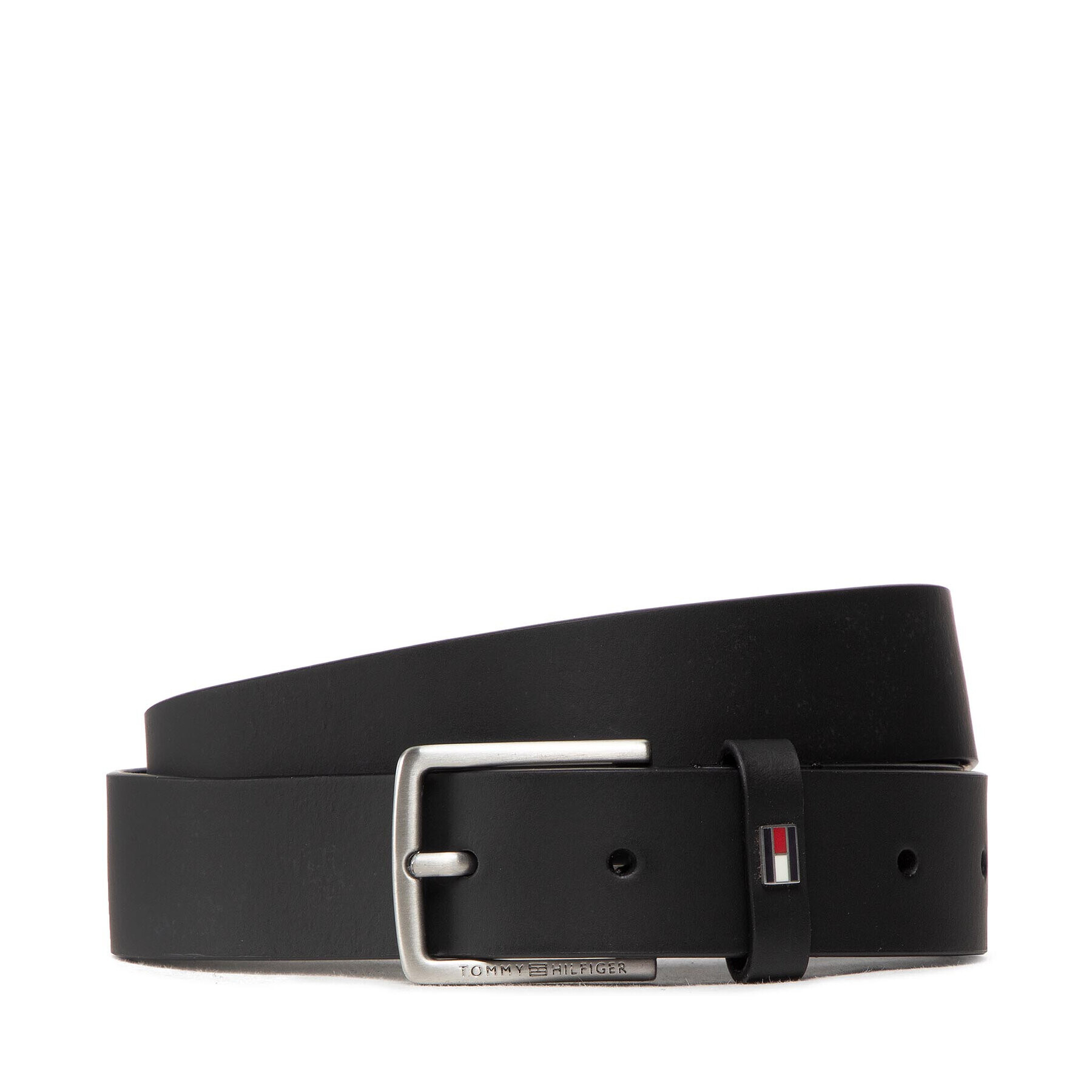 Tommy Hilfiger Otroški pas Classic Leather Belt AM0AM09611 Črna - Pepit.si