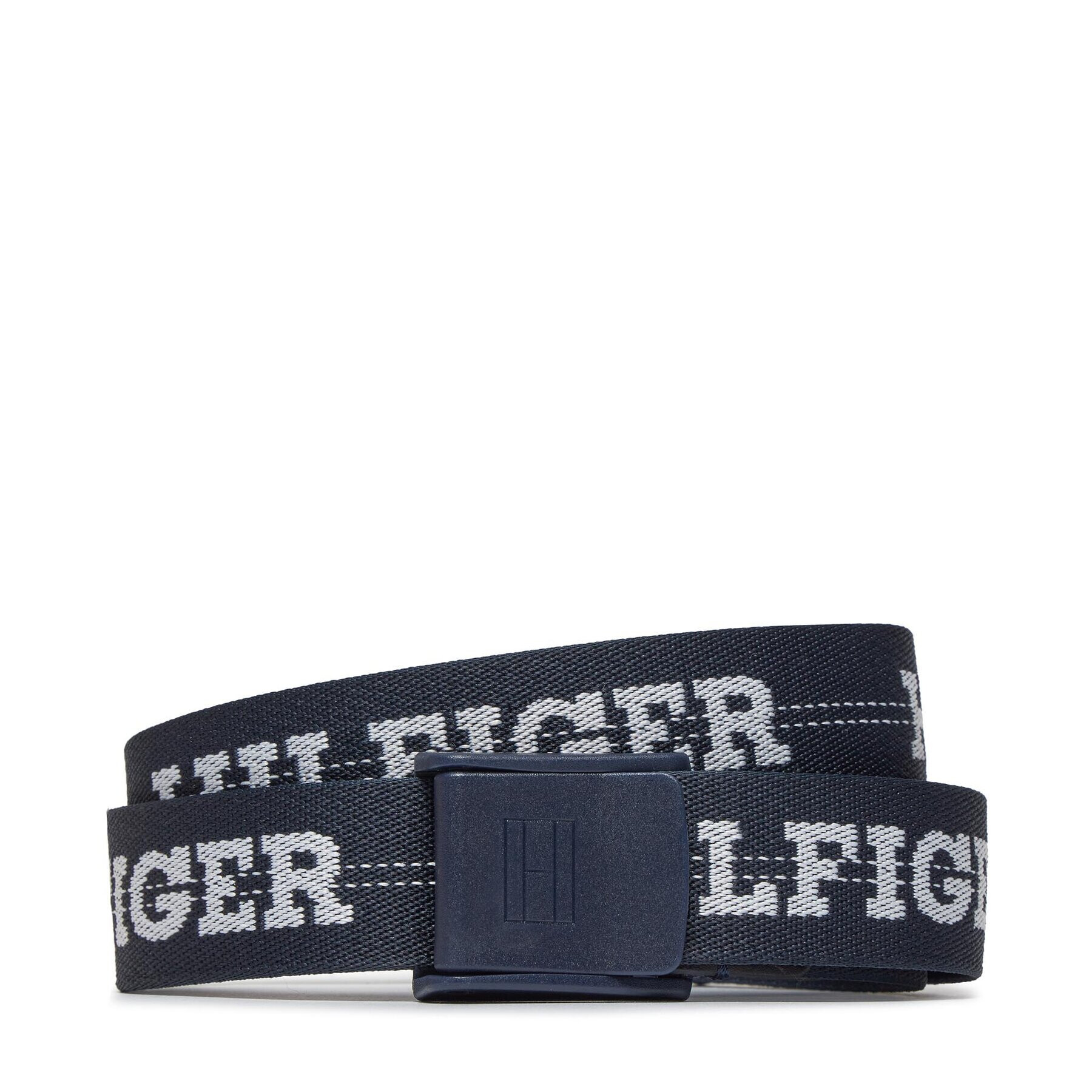 Tommy Hilfiger Otroški pas Webbing Belt AU0AU01854 Mornarsko modra - Pepit.si